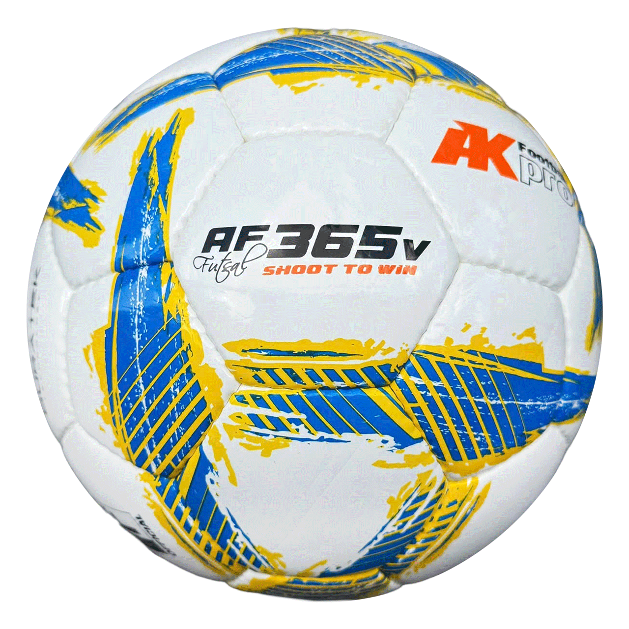 Bóng đá Futsal AKpro AF365v - Trắng Xanh - Size 4