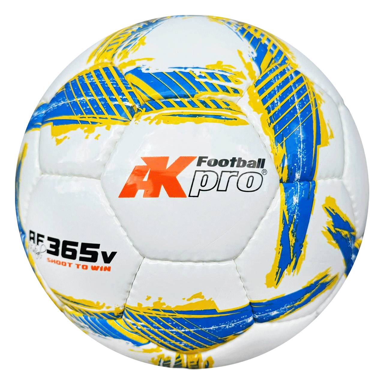 Bóng đá Futsal AKpro AF365v - Trắng Xanh - Size 4