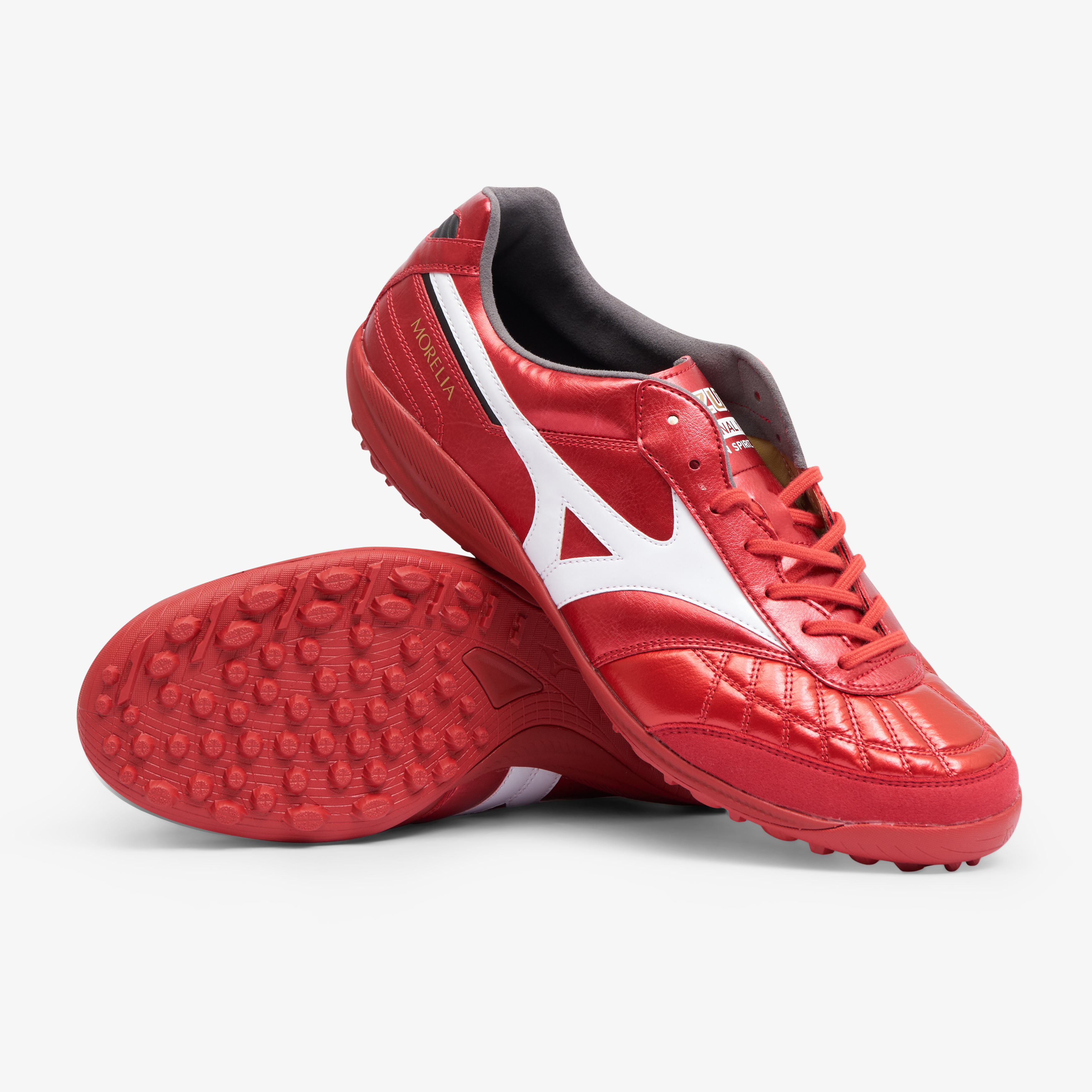 Mizuno Morelia Sala Made in Japan AS TF Red Ruby - Red/White Q1GB250260