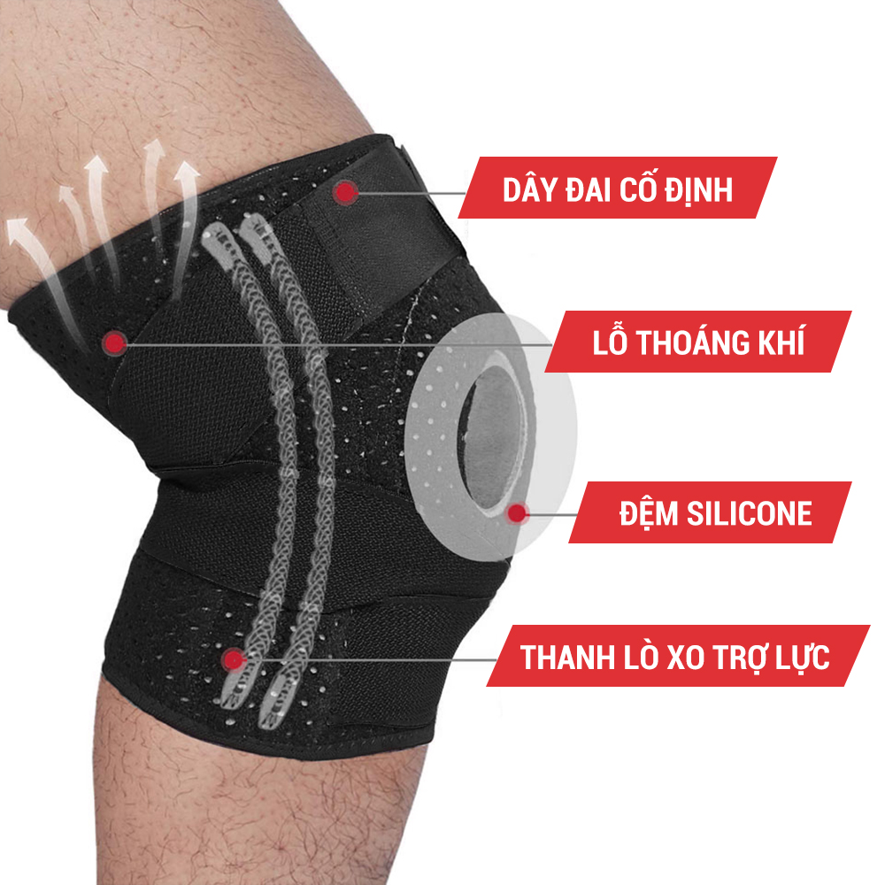 Bó gối, bảo vệ khớp gối GoodFit GF512K