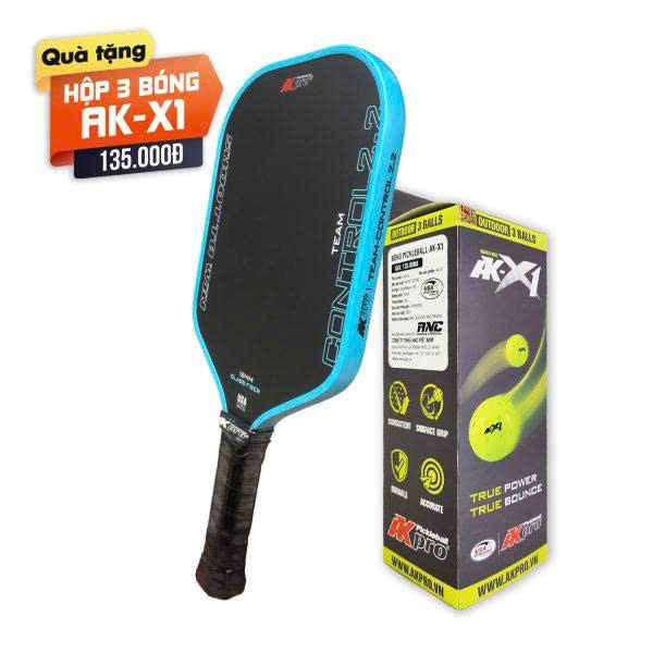 Vợt Pickleball AKpro Team Control 2.2