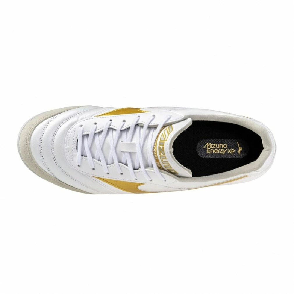 Mizuno Morelia Sala Elite AS TF Trắng Vàng - White/Gold Q1GB261250