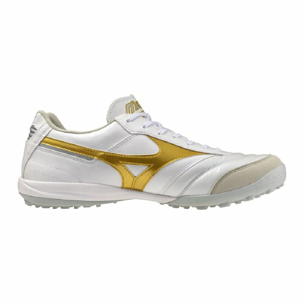 Mizuno Morelia Sala Elite AS TF Trắng Vàng - White/Gold Q1GB261250