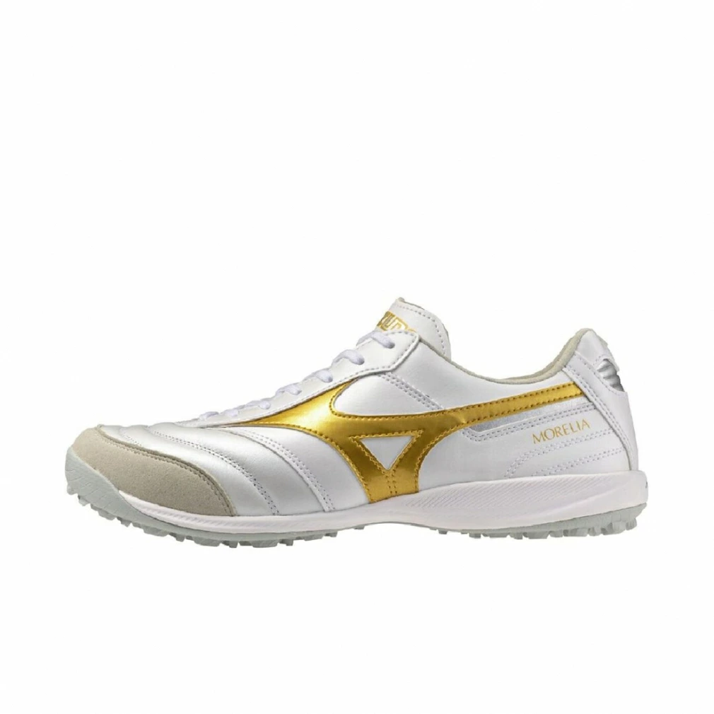 Mizuno Morelia Sala Elite AS TF Trắng Vàng - White/Gold Q1GB261250