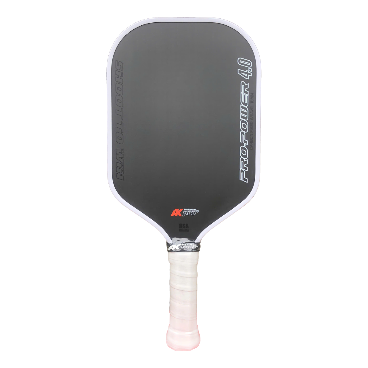 Vợt Pickleball PRO-POWER 4.0 White Carbon T700 - 16mm