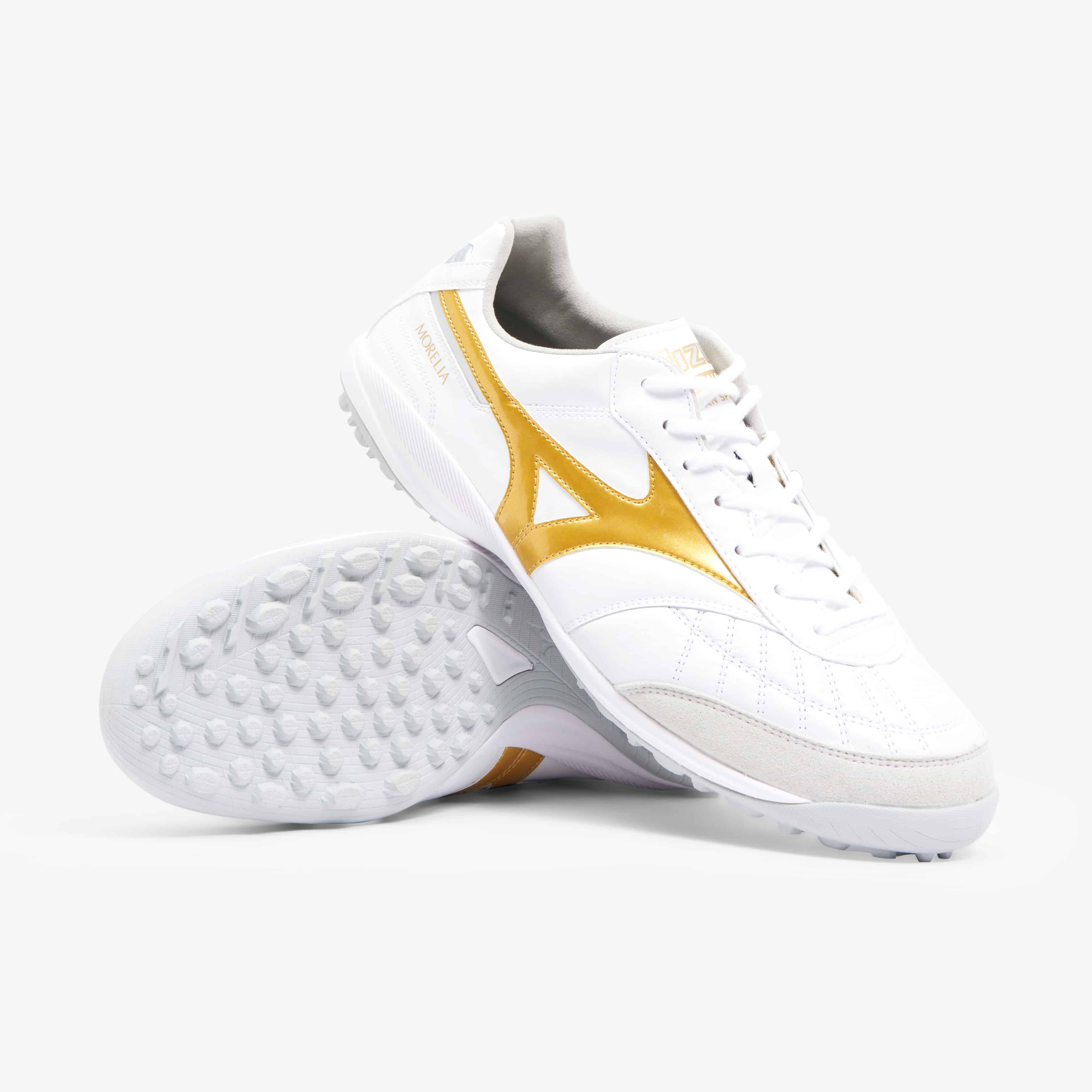 Mizuno Morelia Sala Japan TF - Trắng/Vàng Q1GB260250