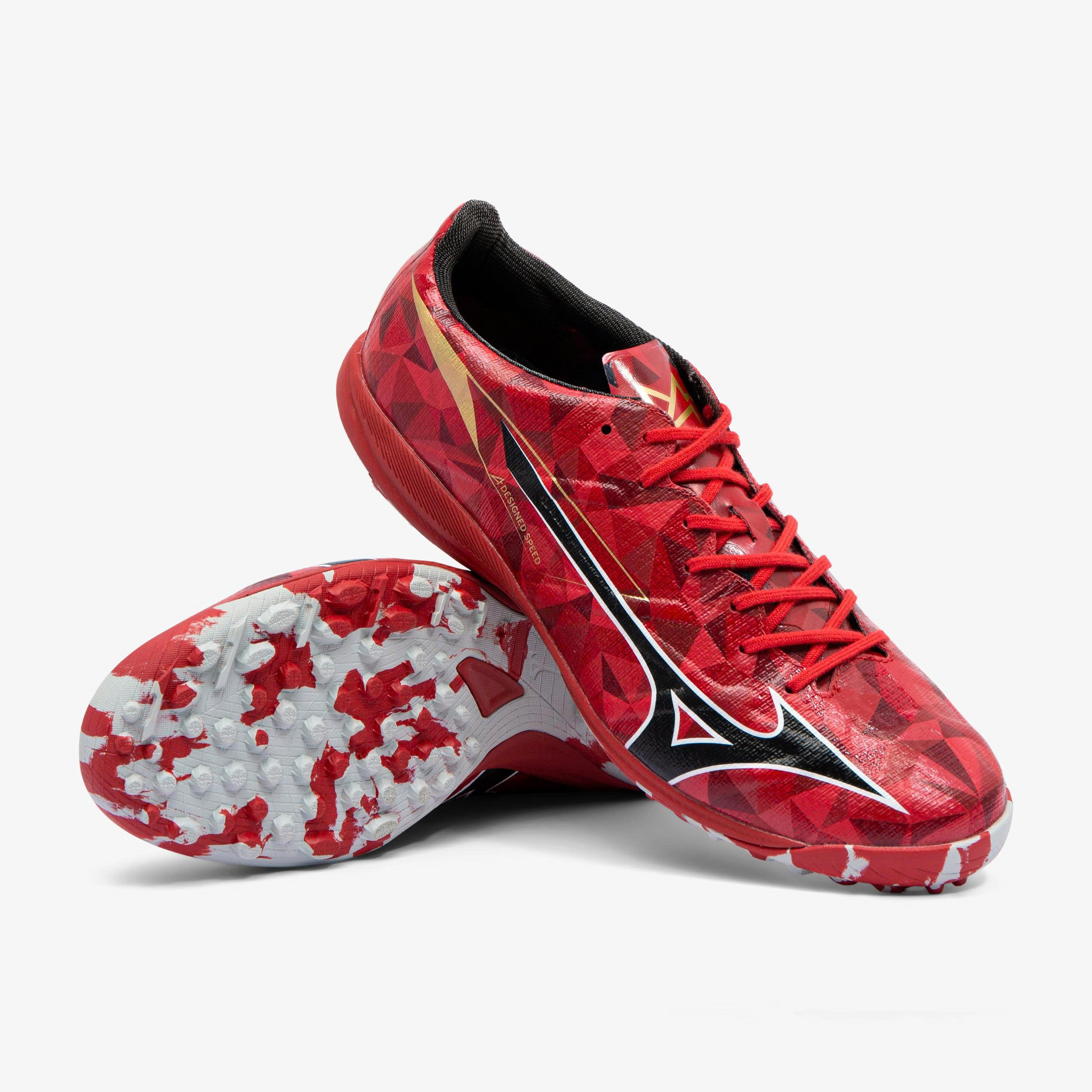 Mizuno Alpha II Elite TF Red Ruby Pack P1GD256260