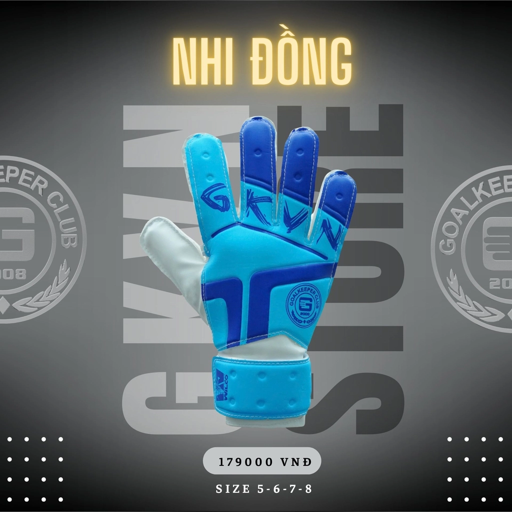 Găng tay GKVN Nhi Đồng Xanh Dương
