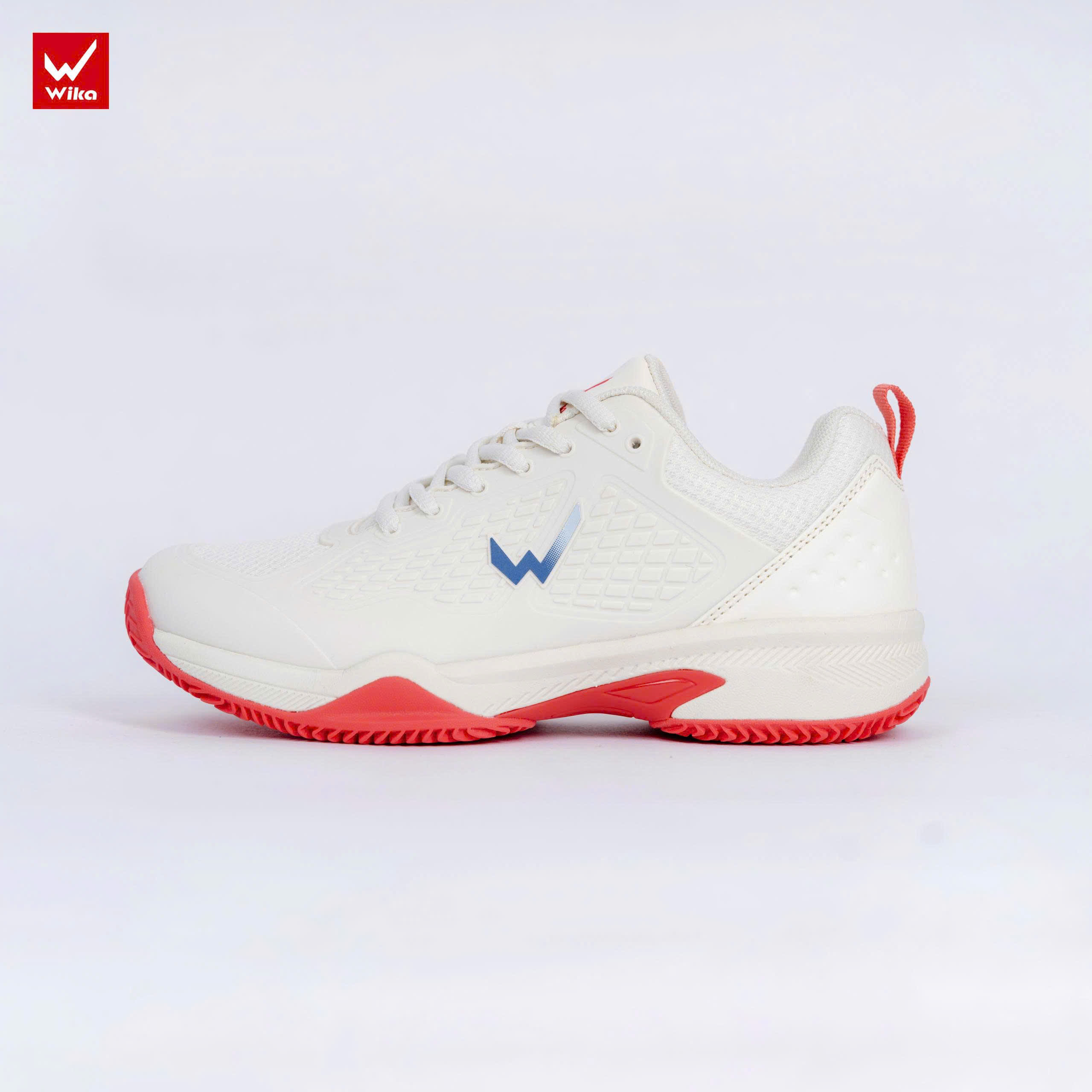 Giày Pickleball Wika Vetex Quang Dương be hồng