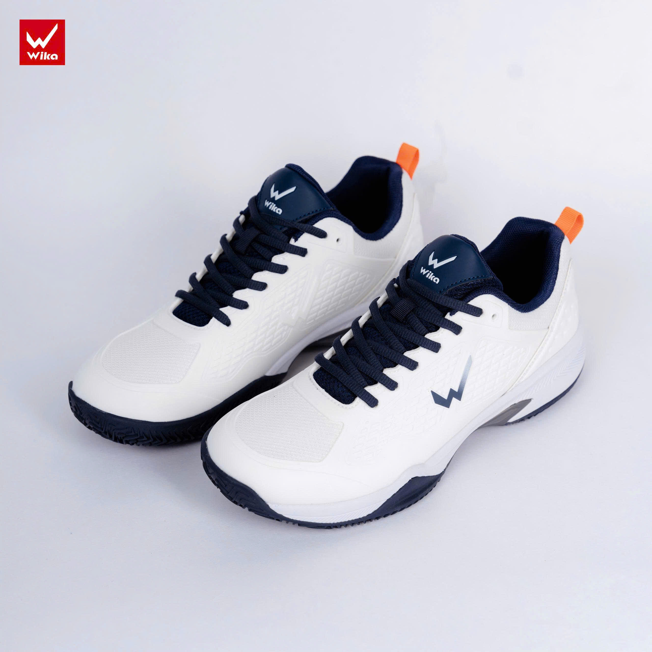 Giày Pickleball Wika Vetex Quang Dương trắng navy