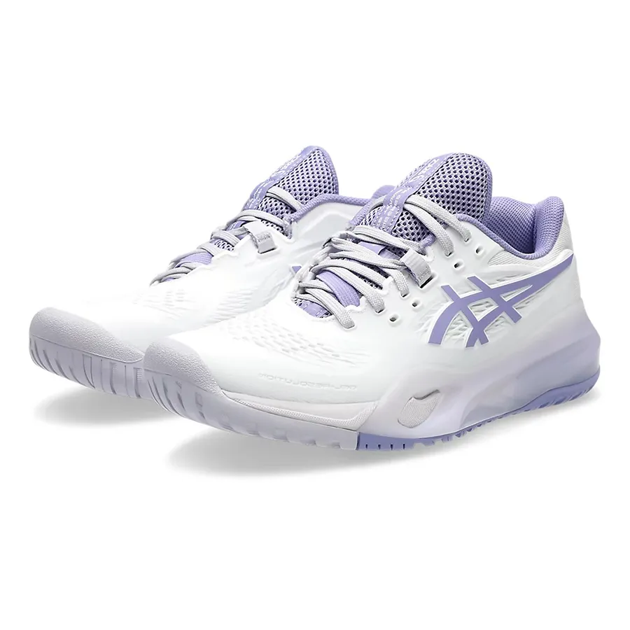 Giày Pickleball/Tennis Nữ Asics GEL-RESOLUTION Trắng Tím 1042A279-105