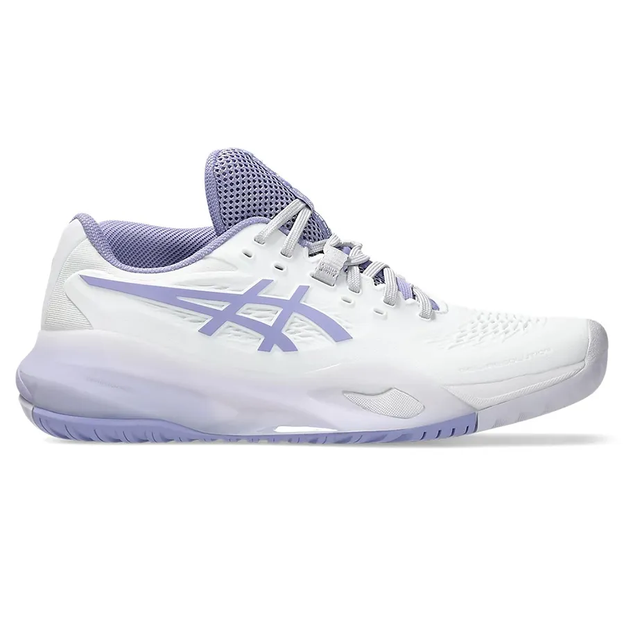 Giày Pickleball/Tennis Nữ Asics GEL-RESOLUTION Trắng Tím 1042A279-105