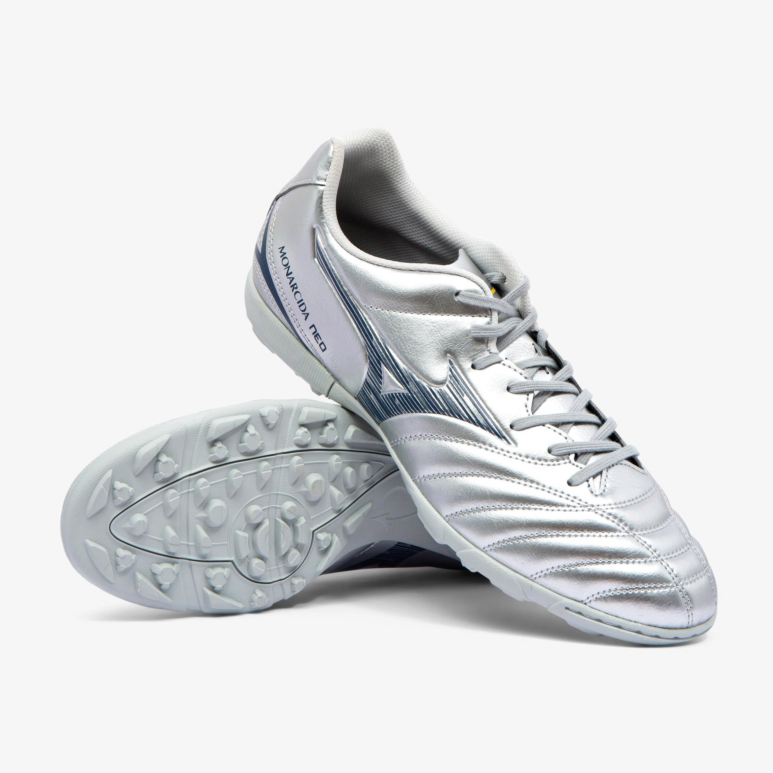 Mizuno Monarcida Neo III Select TF Platinum Silver P1GD252504