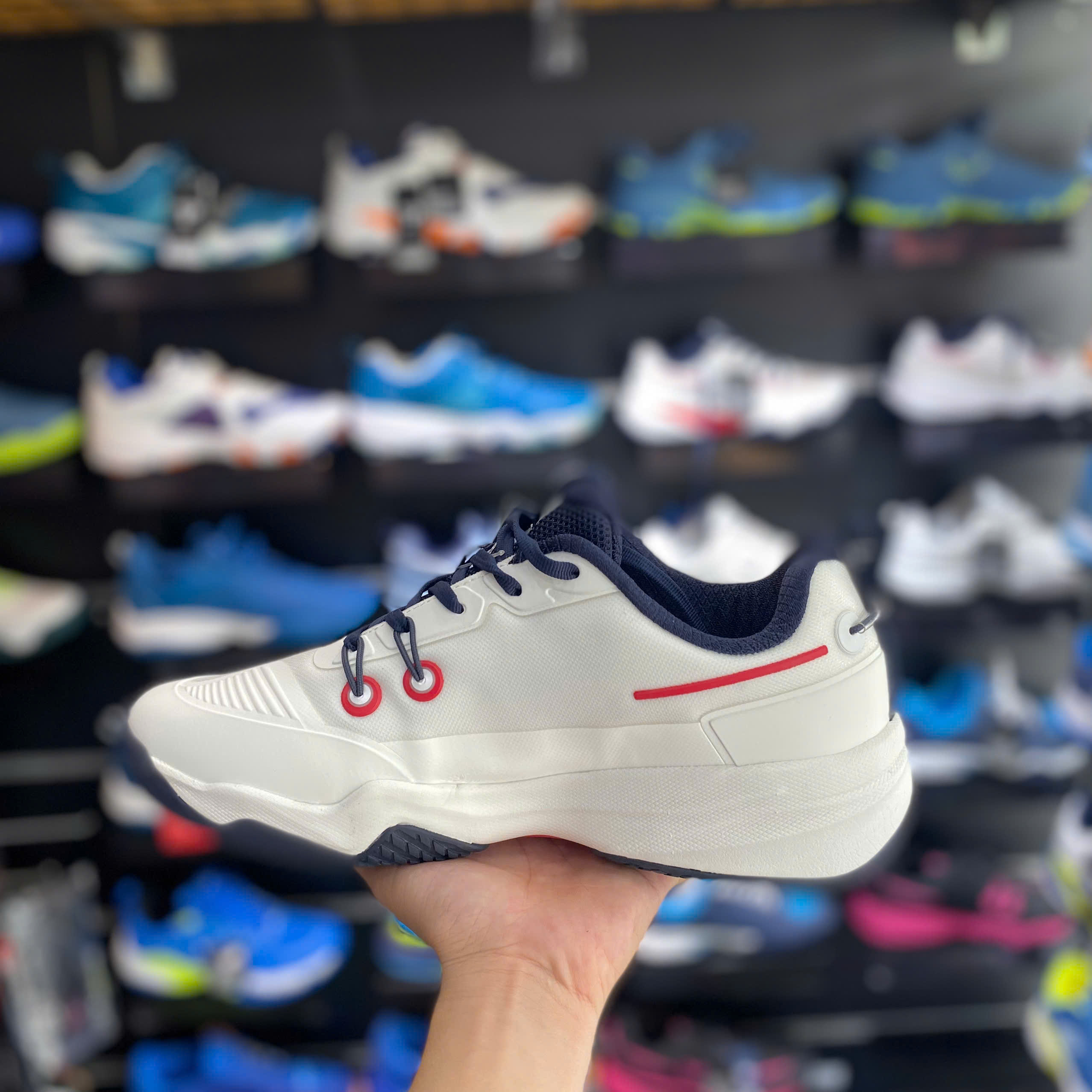 Giày Pickleball Wika Vanta trắng navy