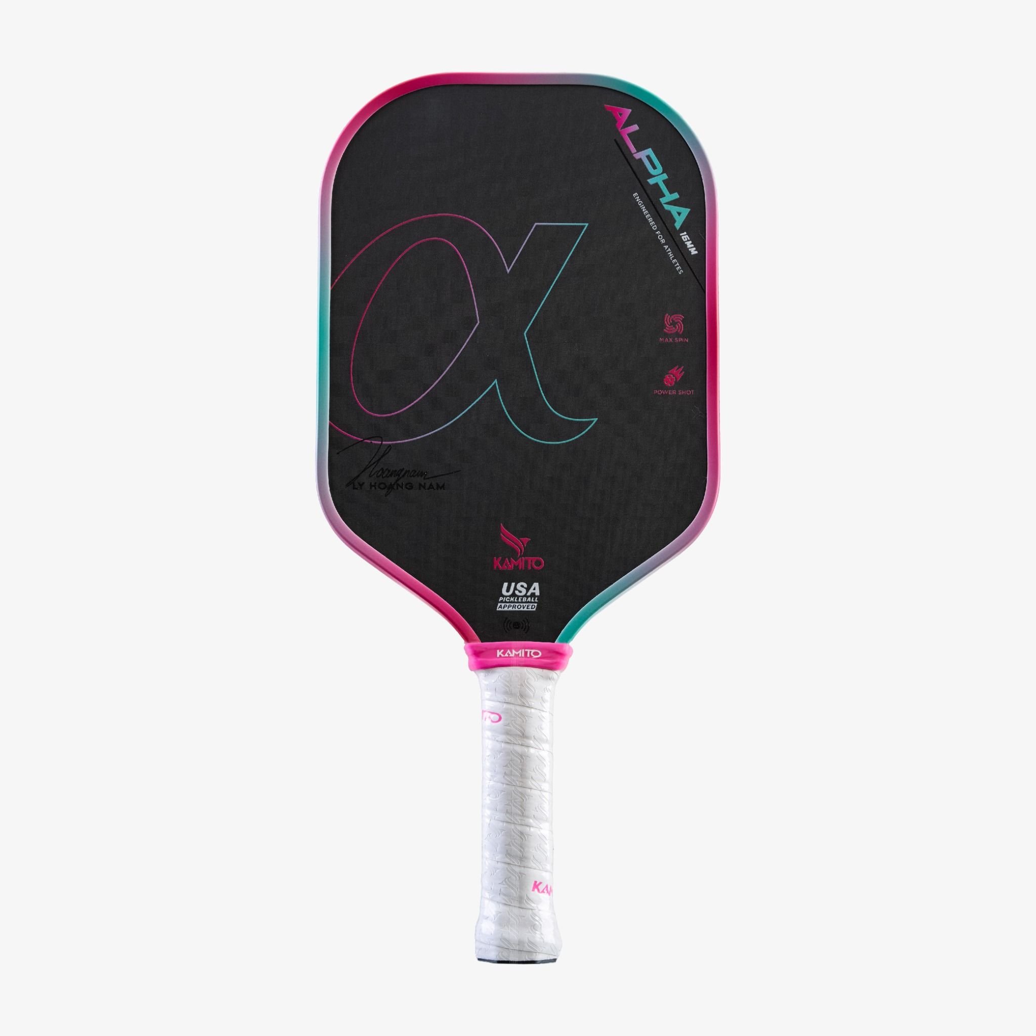 Vợt Pickleball Kamito+Vợt Pickleball Kamito Alpha 22 Xanh biển hồng 16mm+38413192