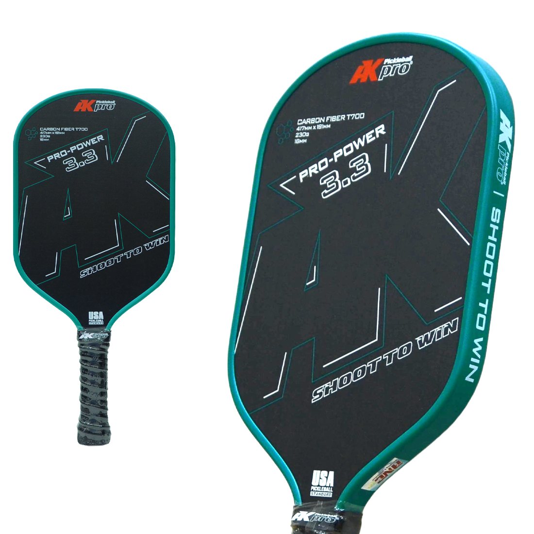 Vợt Pickleball Akpro PRO-POWER 3.3 Carbon T700