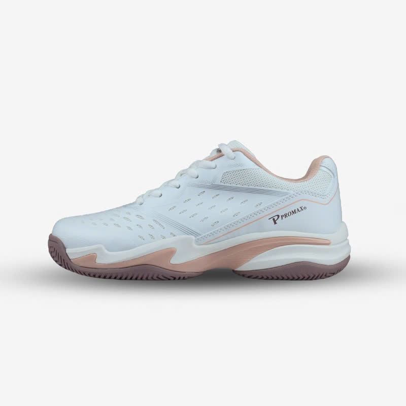 Giày pickleball Nữ Promax PI86 - Trắng Hồng