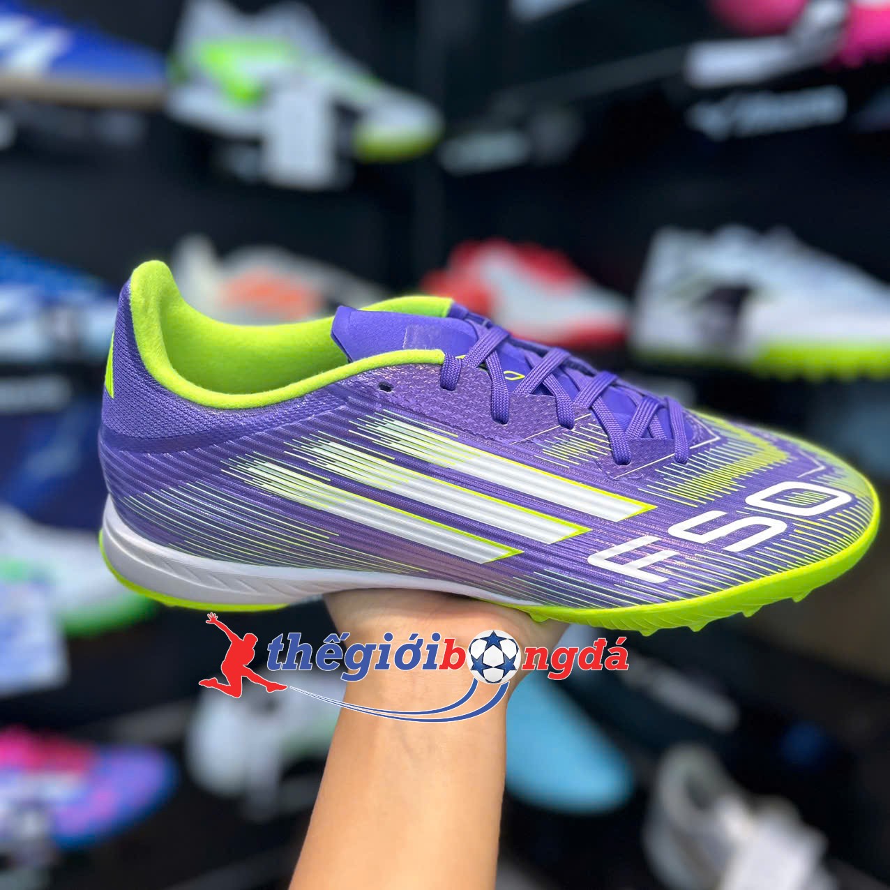 Giày đá bóng Adidas F50 League Radiant Blaze TF JH7724