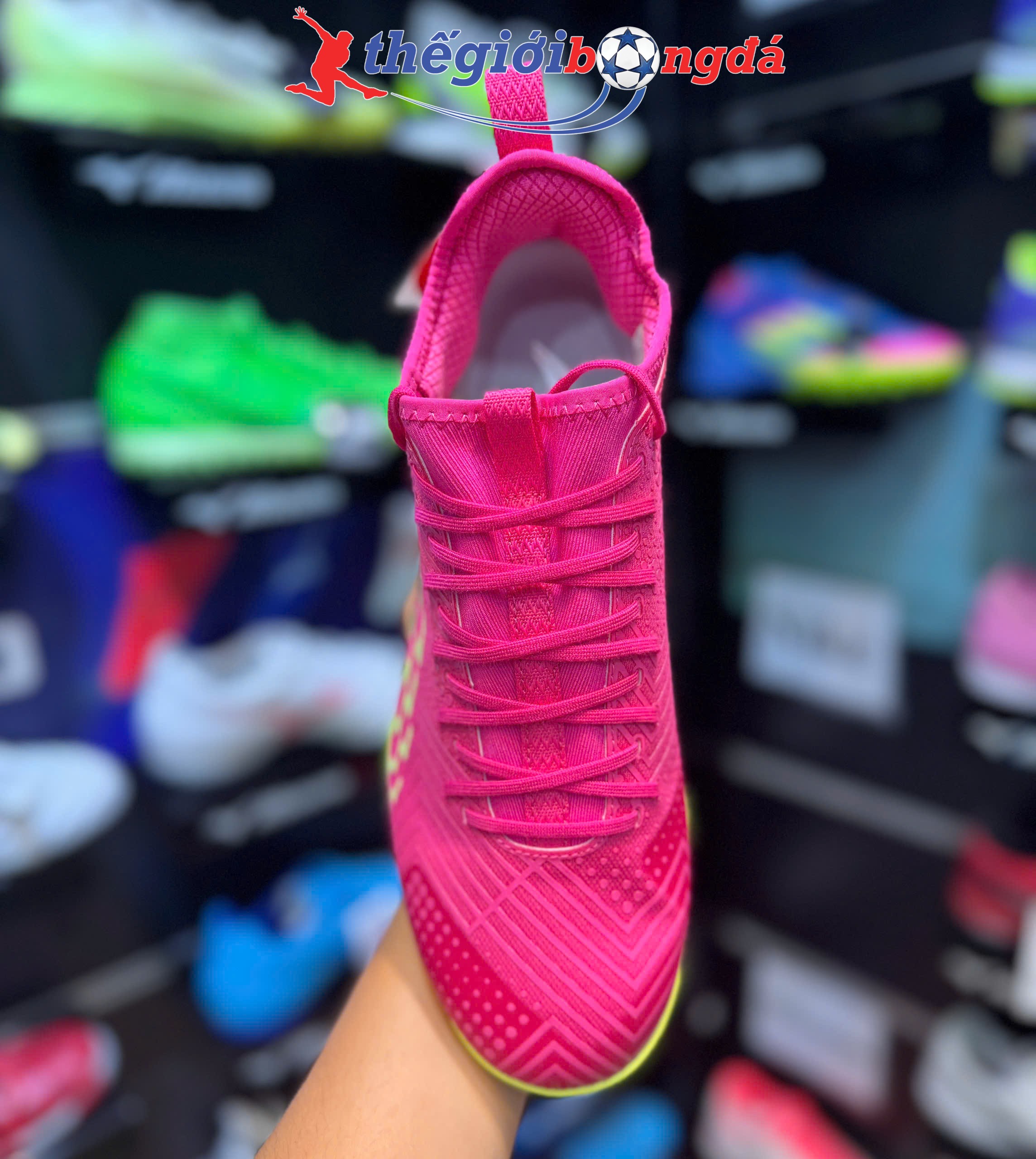 Giày bóng đá Lining YSTU065-1V hồng tím