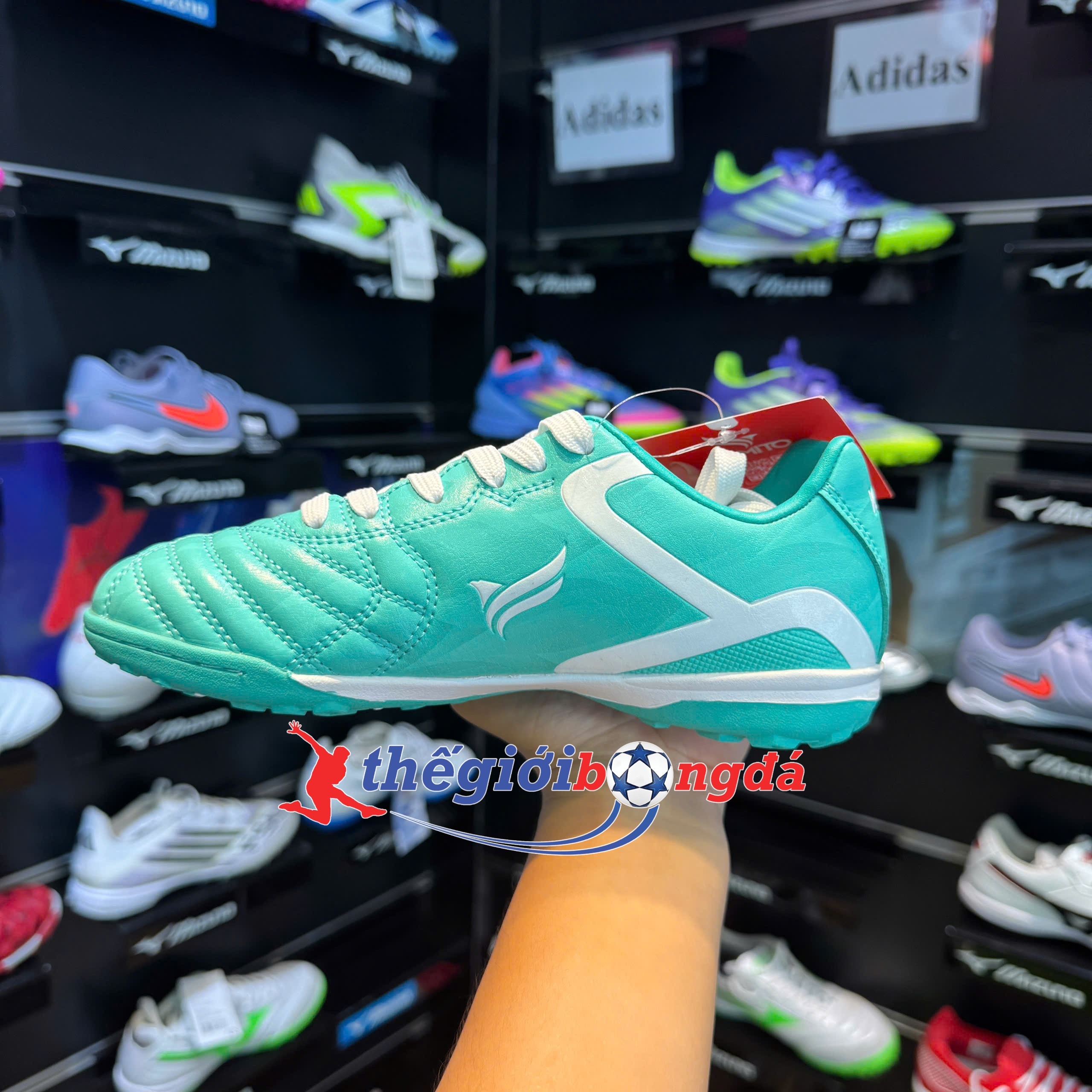 Kamito Velocidad Kid TF Fire Back - Xanh mint