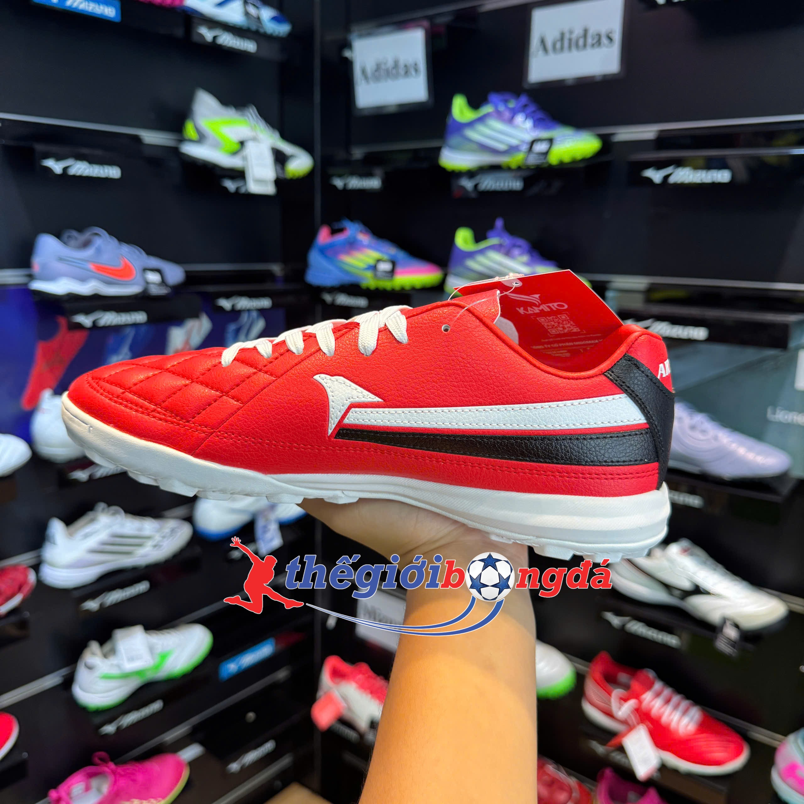 Giày đá bóng Kamito Artista Pro TF - Đỏ