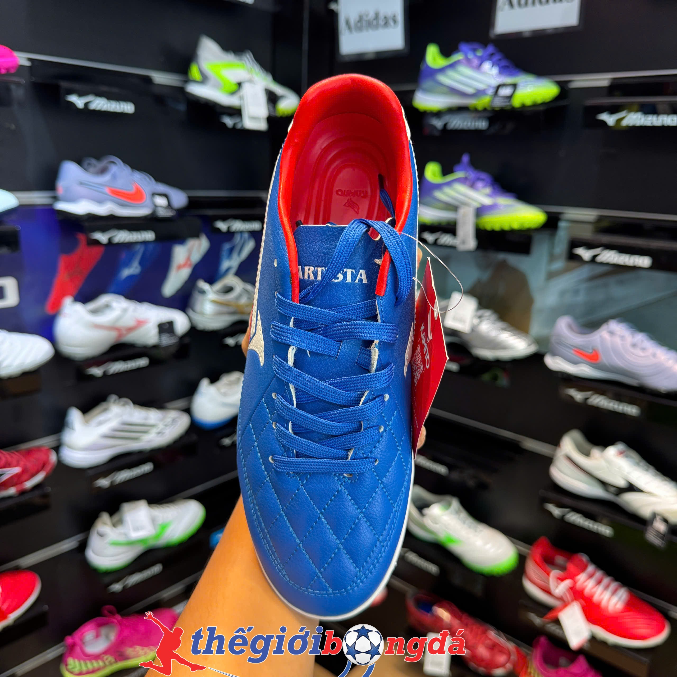 Giày đá bóng Kamito Artista Pro TF - Xanh biển