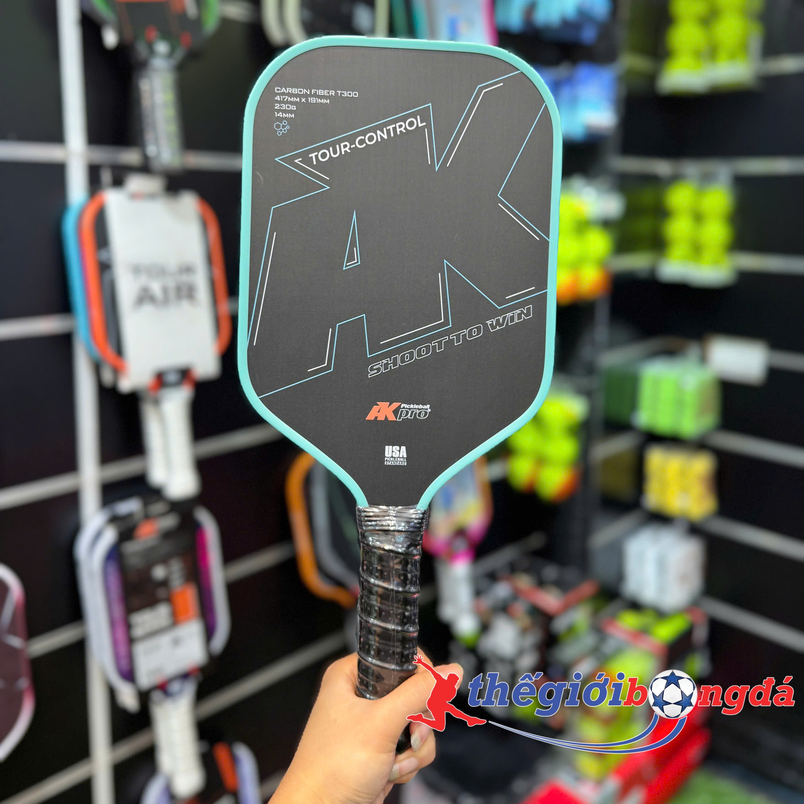 Vợt Pickleball Akpro TOUR-CONTROL Carbon T300