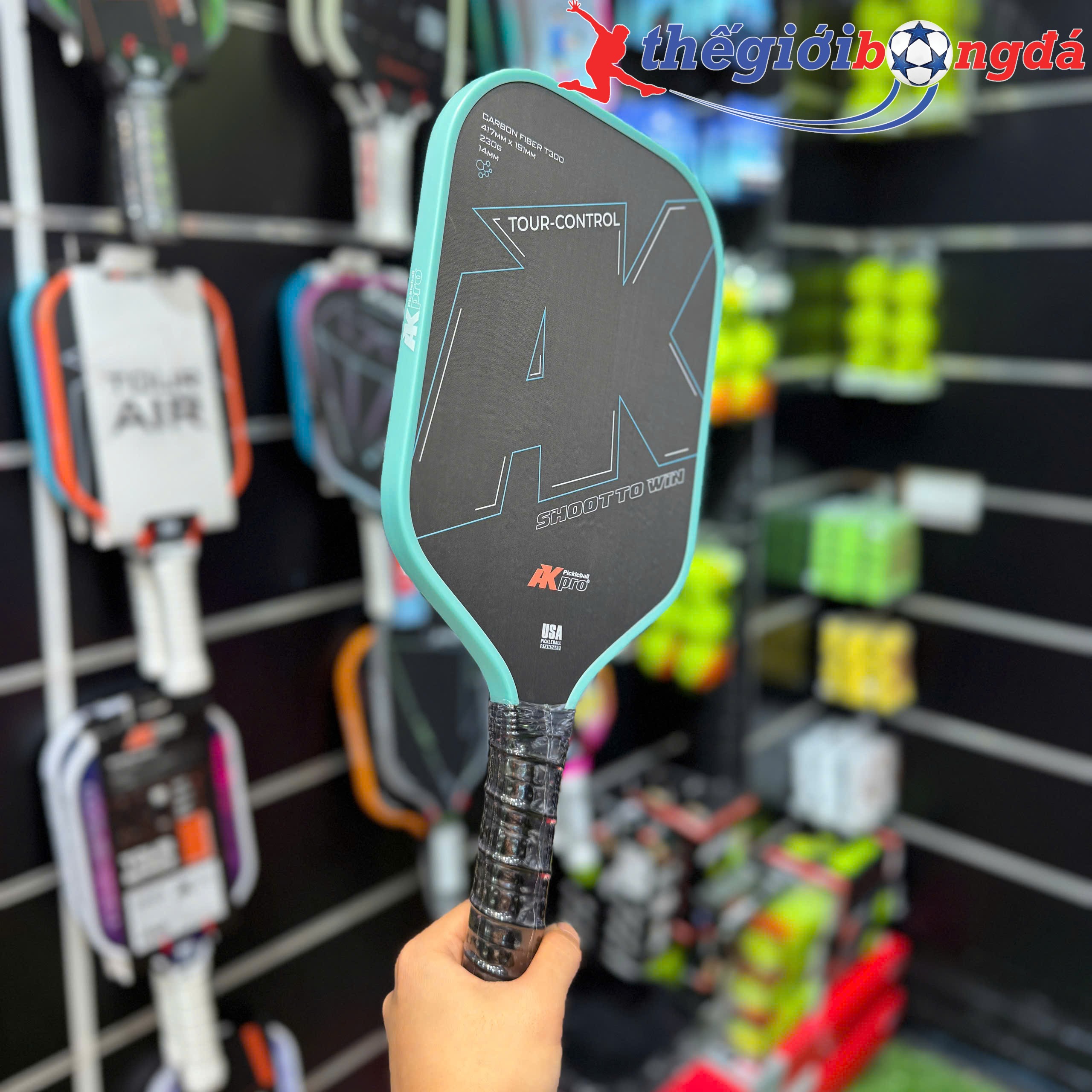 Vợt Pickleball Akpro TOUR-CONTROL Carbon T300