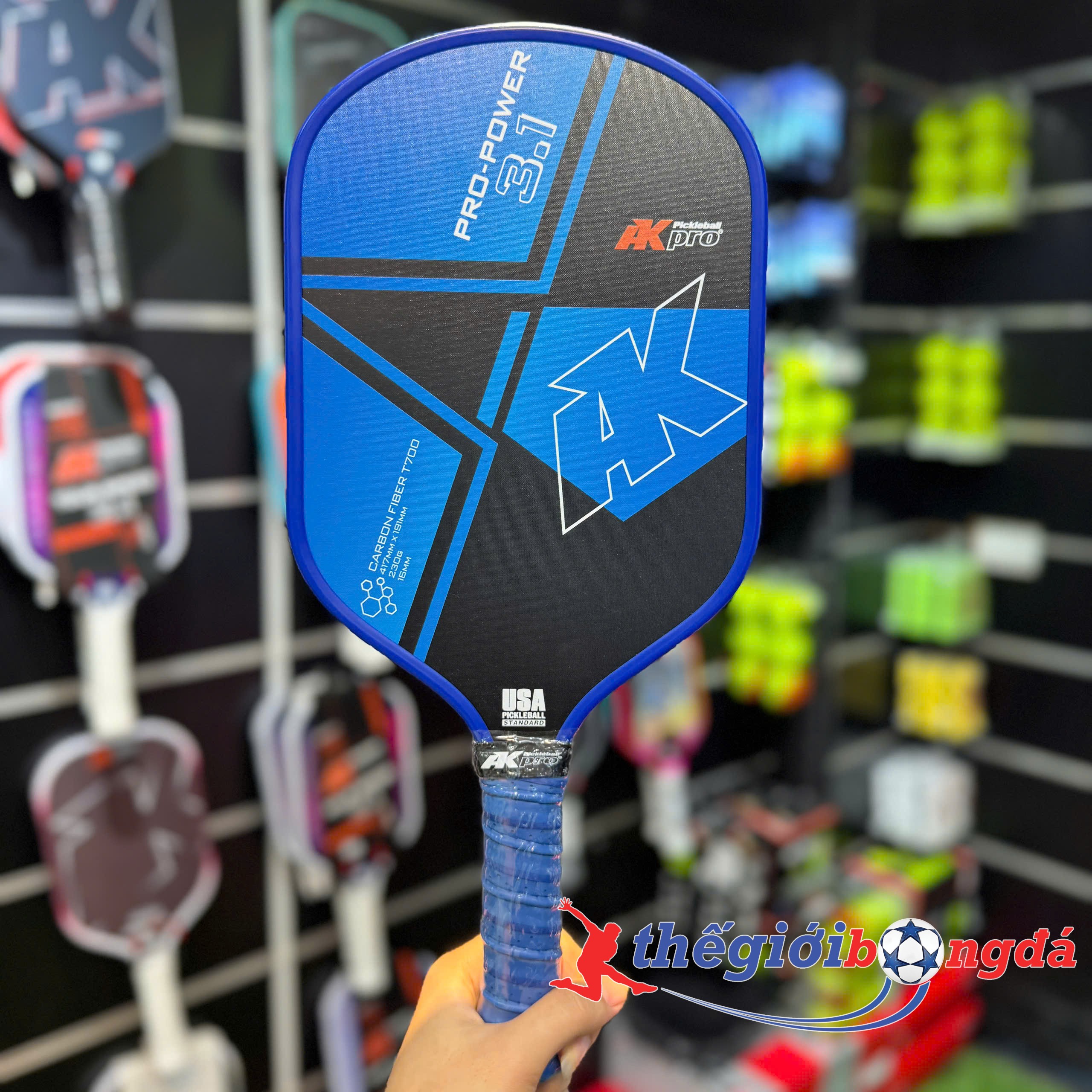 Vợt Pickleball Akpro PRO-POWER 3.1 Carbon T700