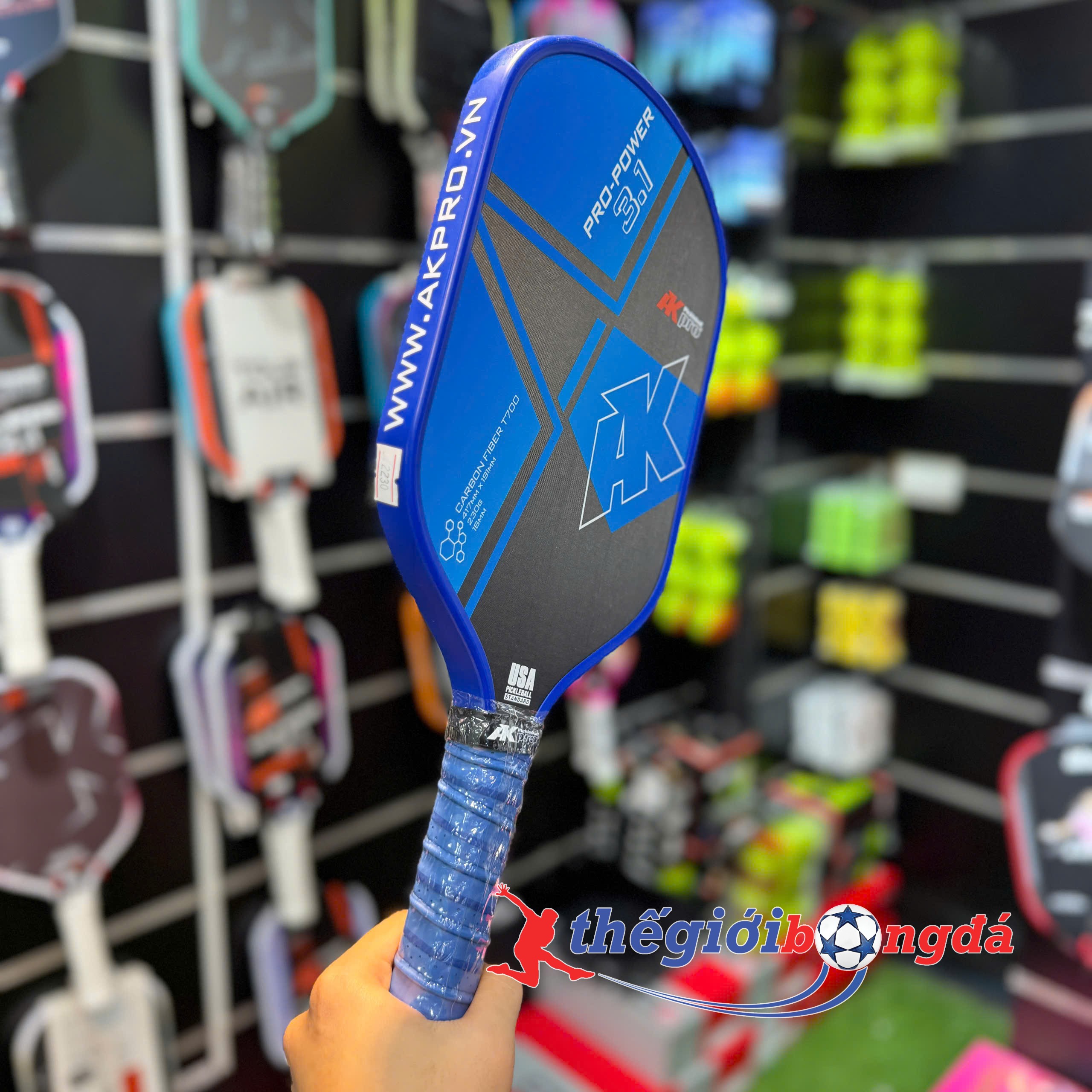 Vợt Pickleball Akpro PRO-POWER 3.1 Carbon T700