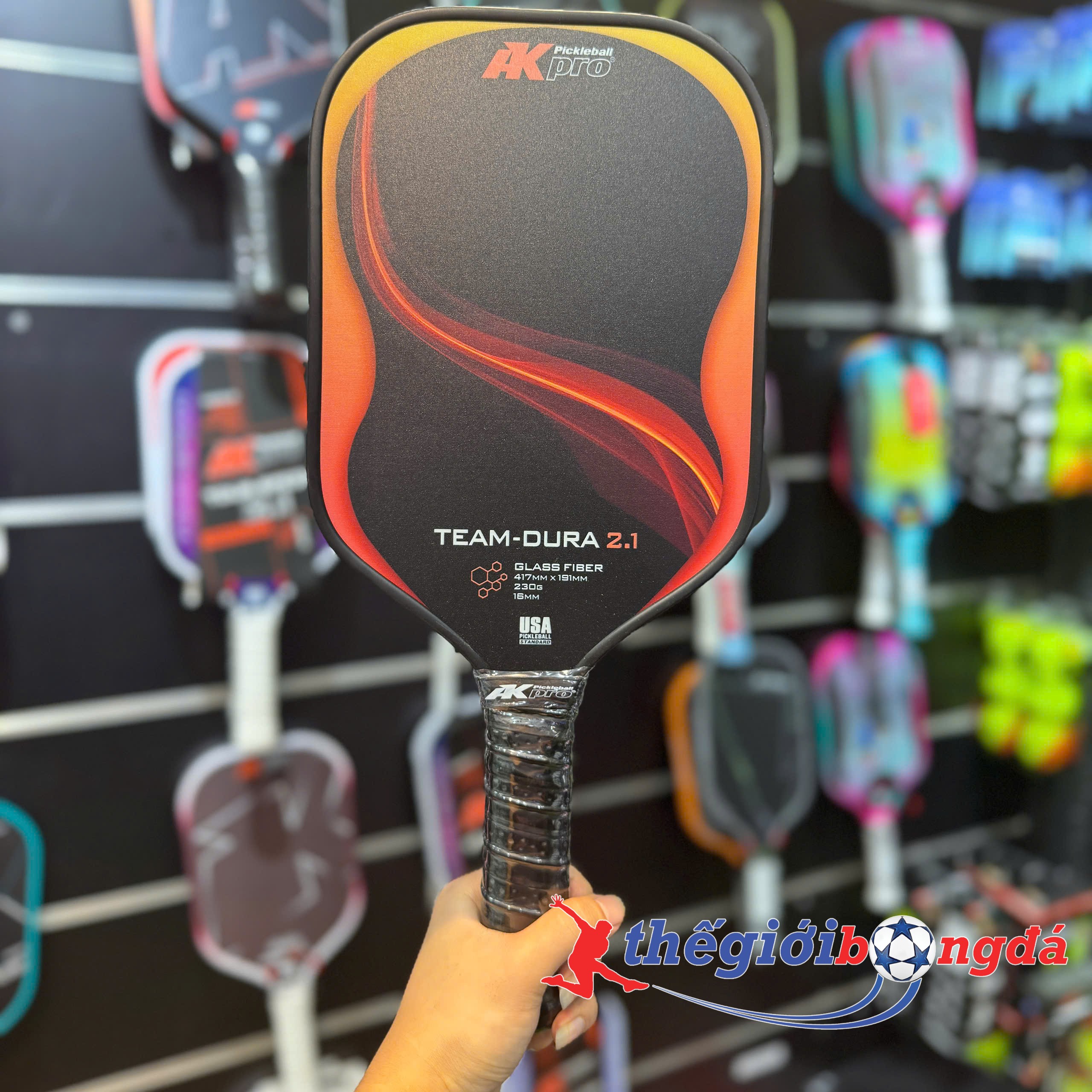 Vợt Pickleball Akpro TEAM-DURA 2.1 – Glass Fiber