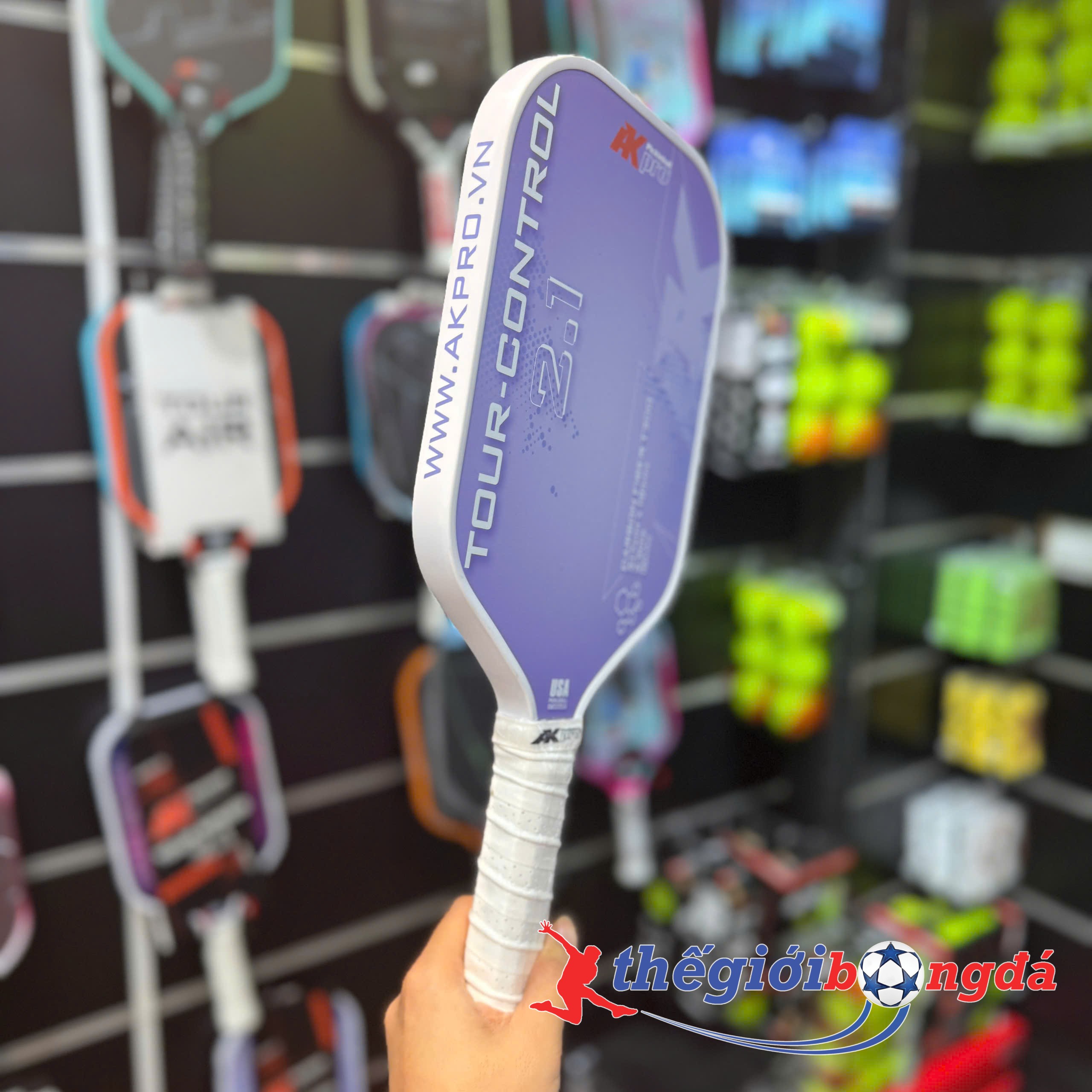 Vợt Pickleball Akpro TOUR-CONTROL 2.1 Carbon T300