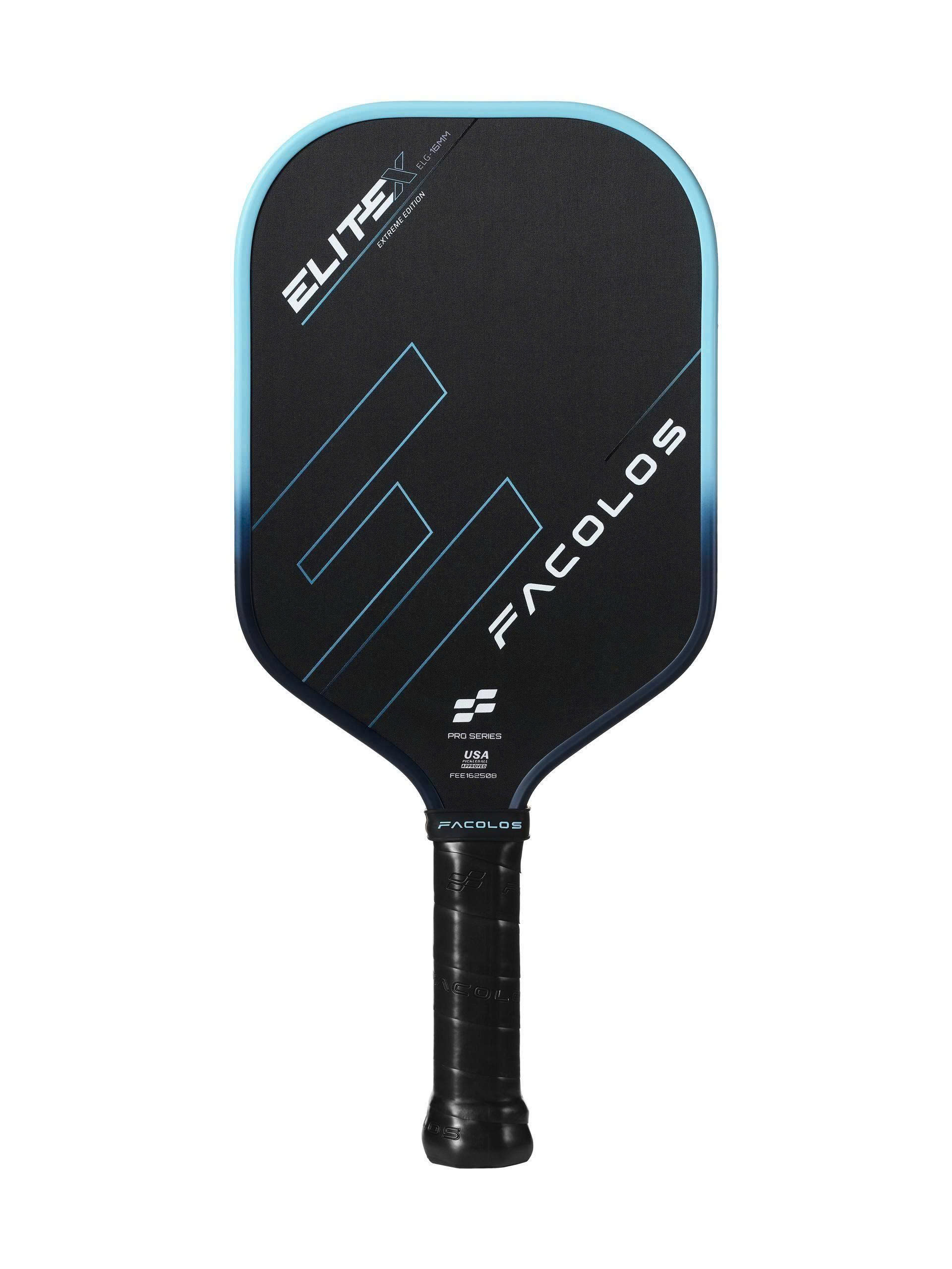 Vợt Pickleball Facolos Elite X Elongated 16mm - Xanh