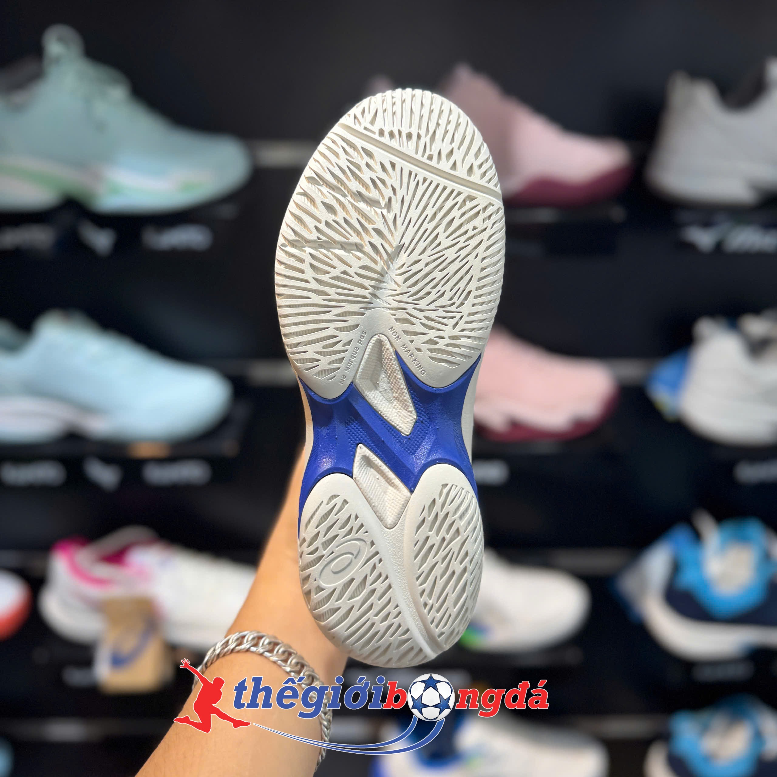 Giày Pickleball/tennis Nữ Asics Game FF ‘Cream Bright Rose’ 1042A281-102