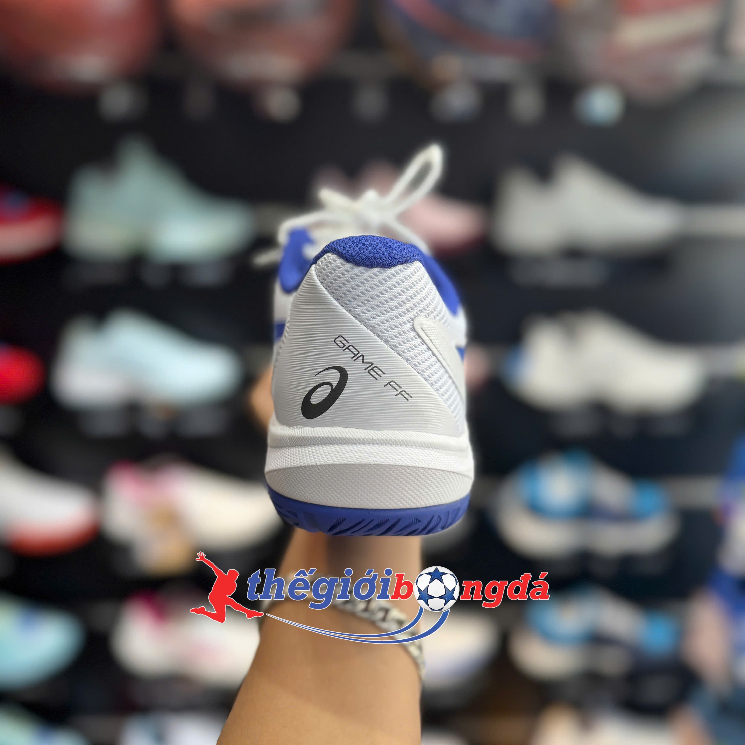 Giày Pickleball/Tennis Asics Game FF Dark Cobalt 1041A489-103