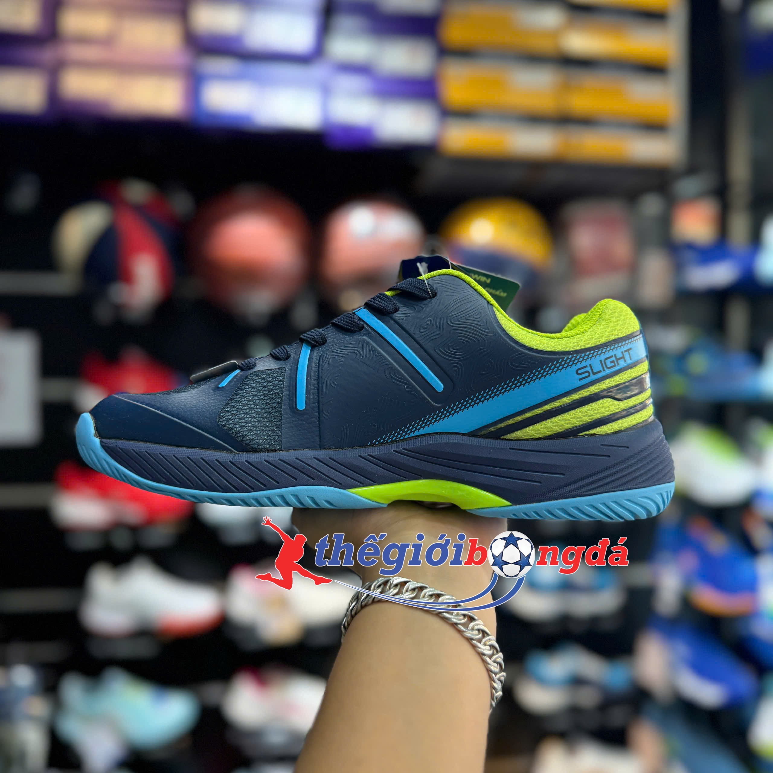 Giày Thể Thao Pickleball Kaiwin Slight - Xanh Đen