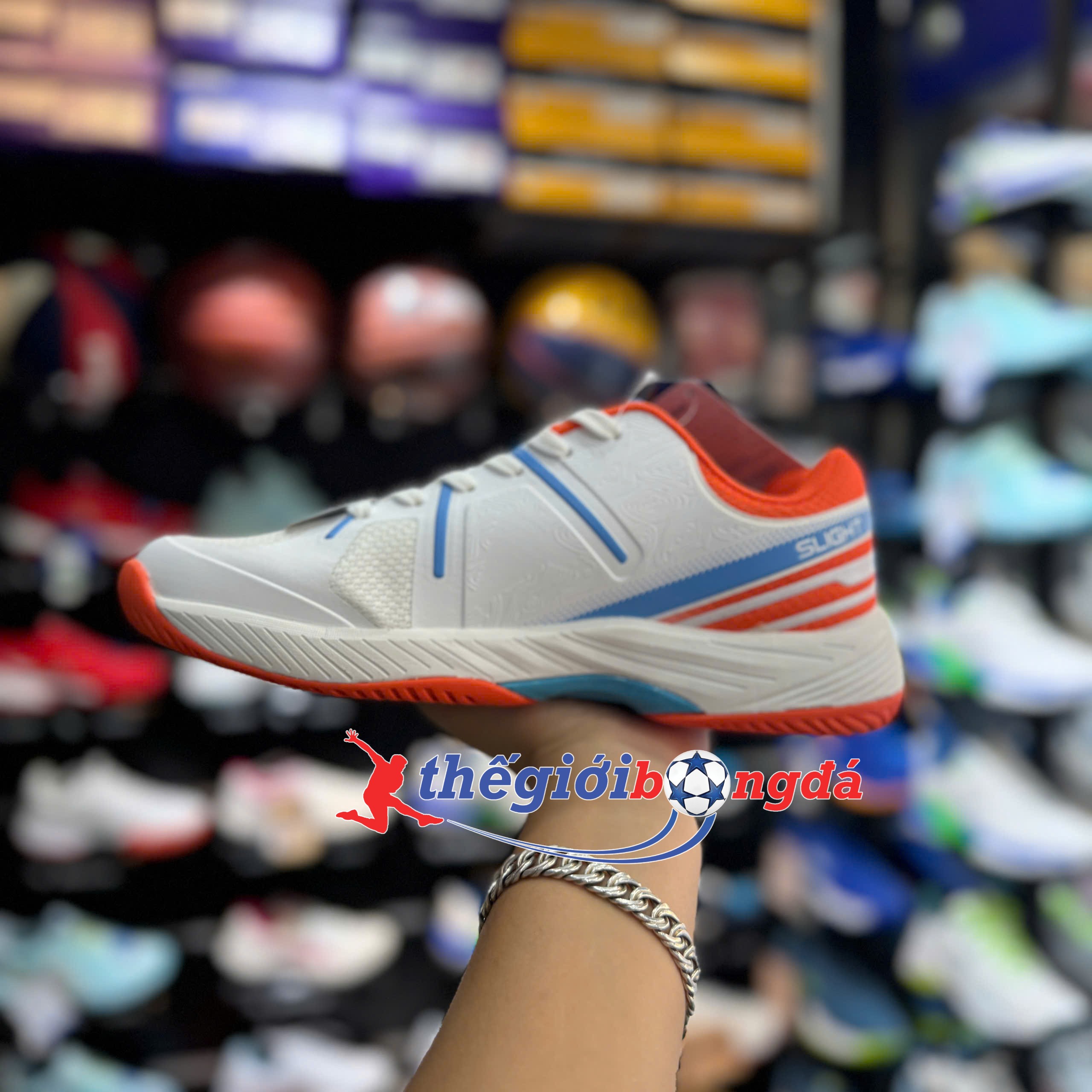 Giày Thể Thao Pickleball Kaiwin Slight - Trắng Cam