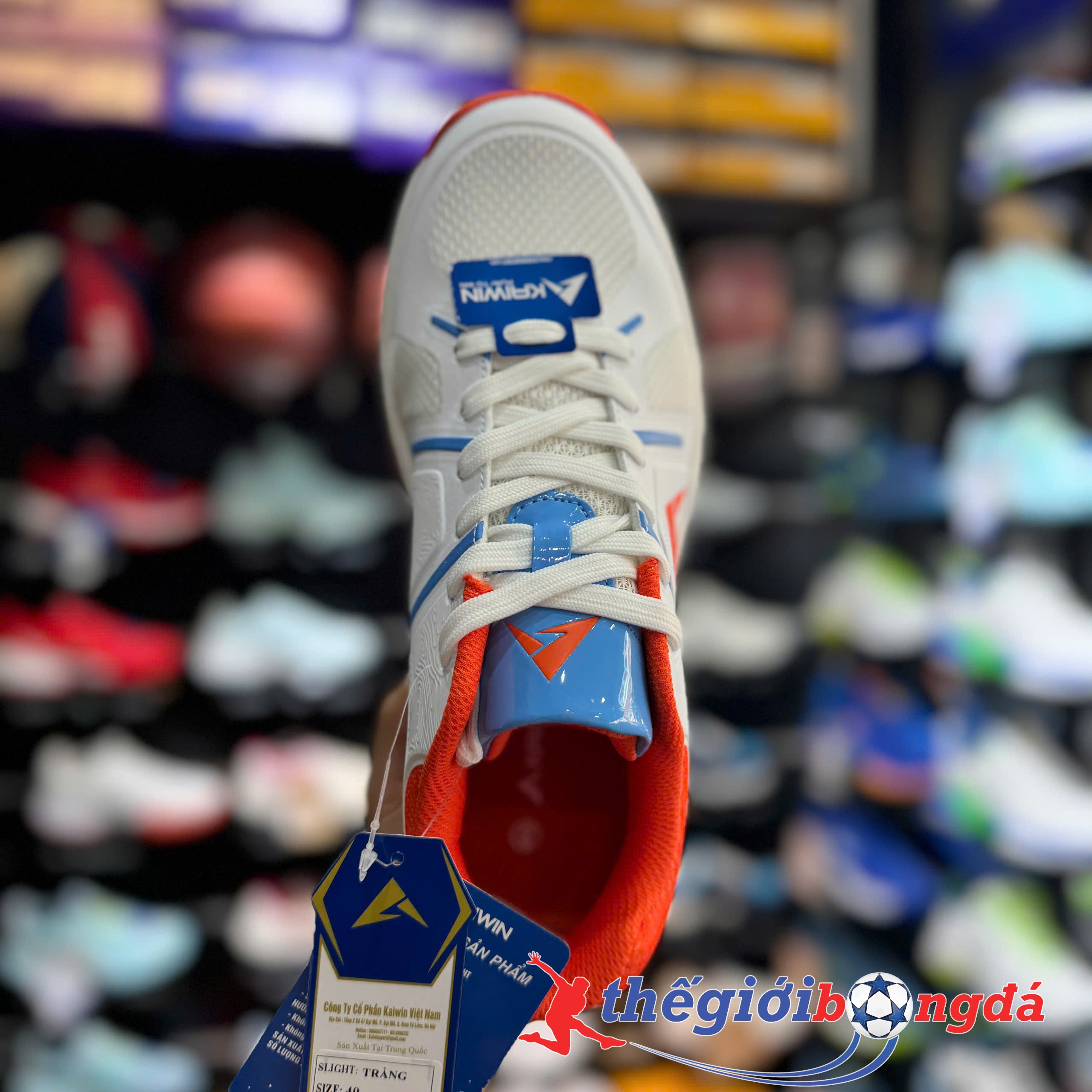 Giày Thể Thao Pickleball Kaiwin Slight - Trắng Cam