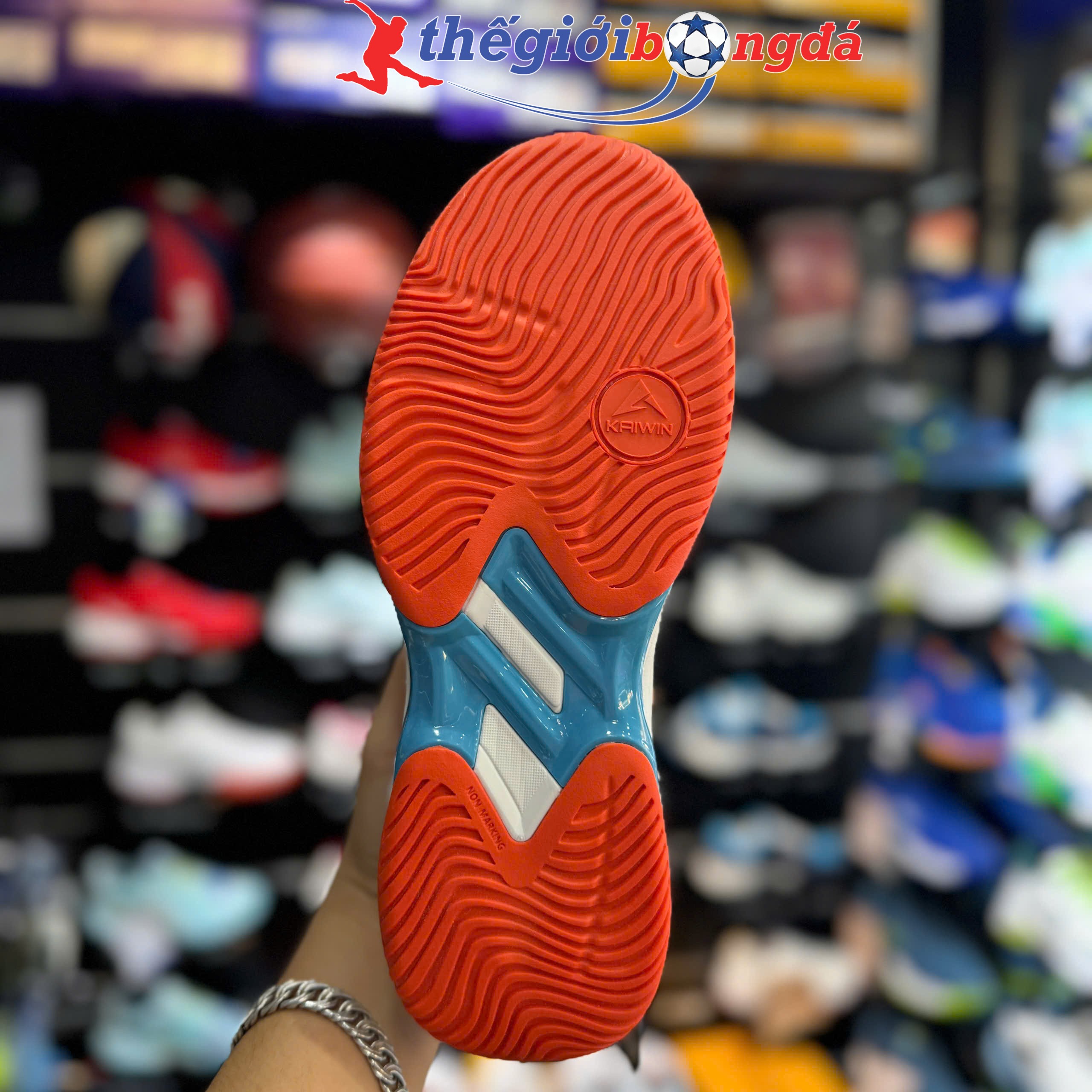 Giày Thể Thao Pickleball Kaiwin Slight - Trắng Cam