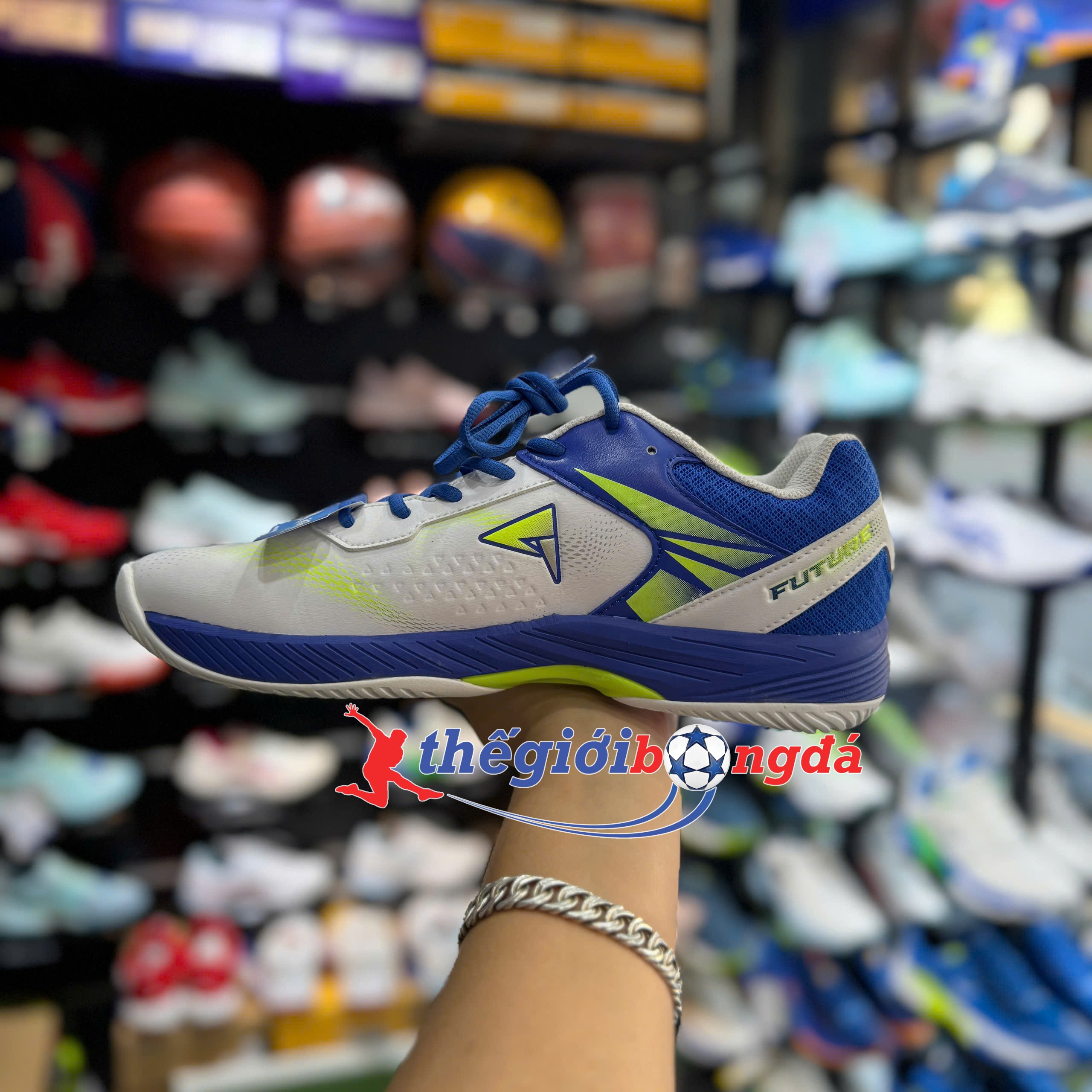 Giày Thể Thao Pickleball Kaiwin Future - Trắng Xanh