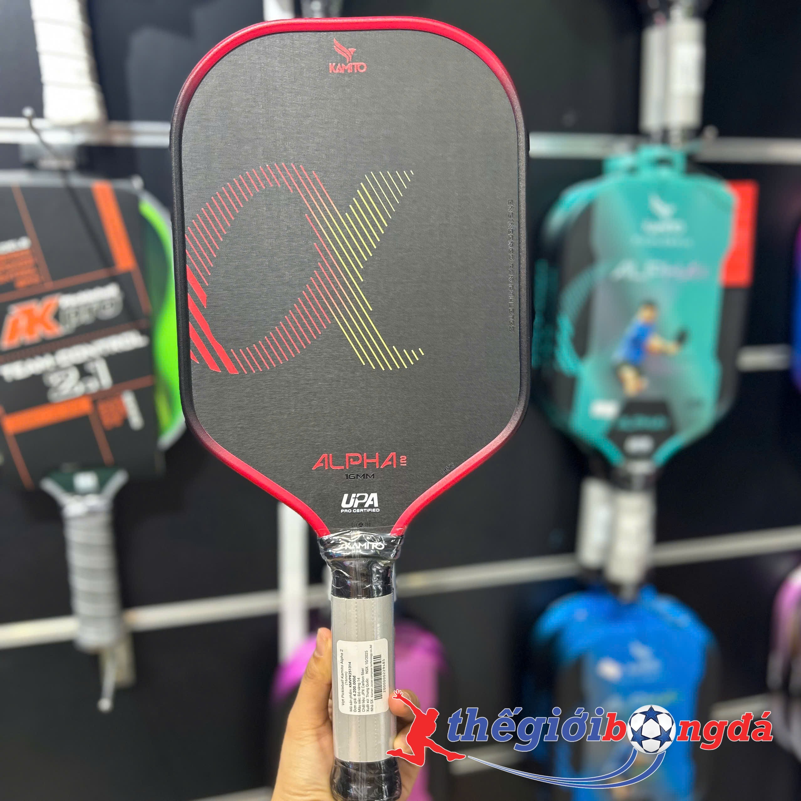 Vợt Pickleball Kamito Alpha 2 (16mm)