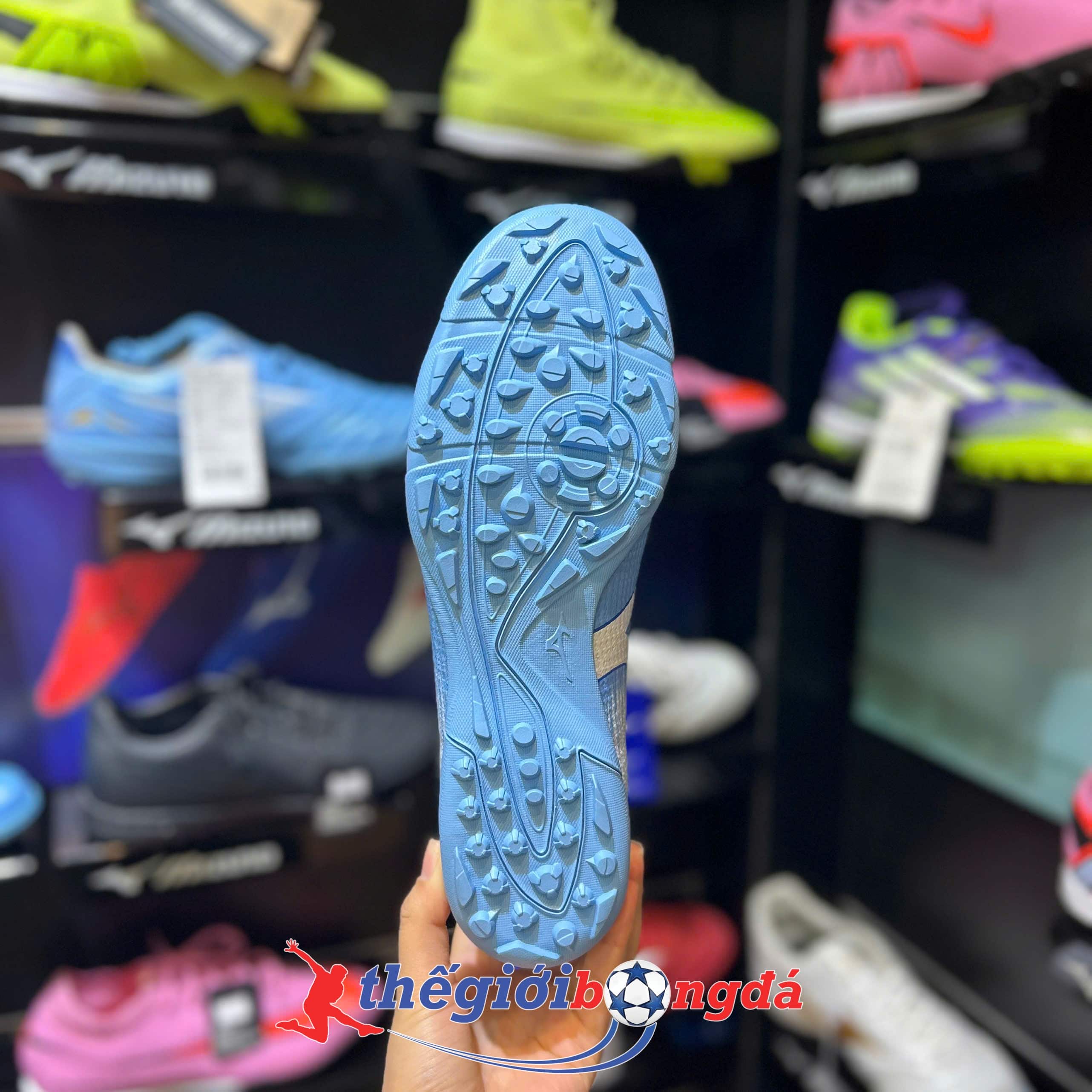 Mizuno Alpha III Pro AS TF Xanh/Trắng P1GD266425