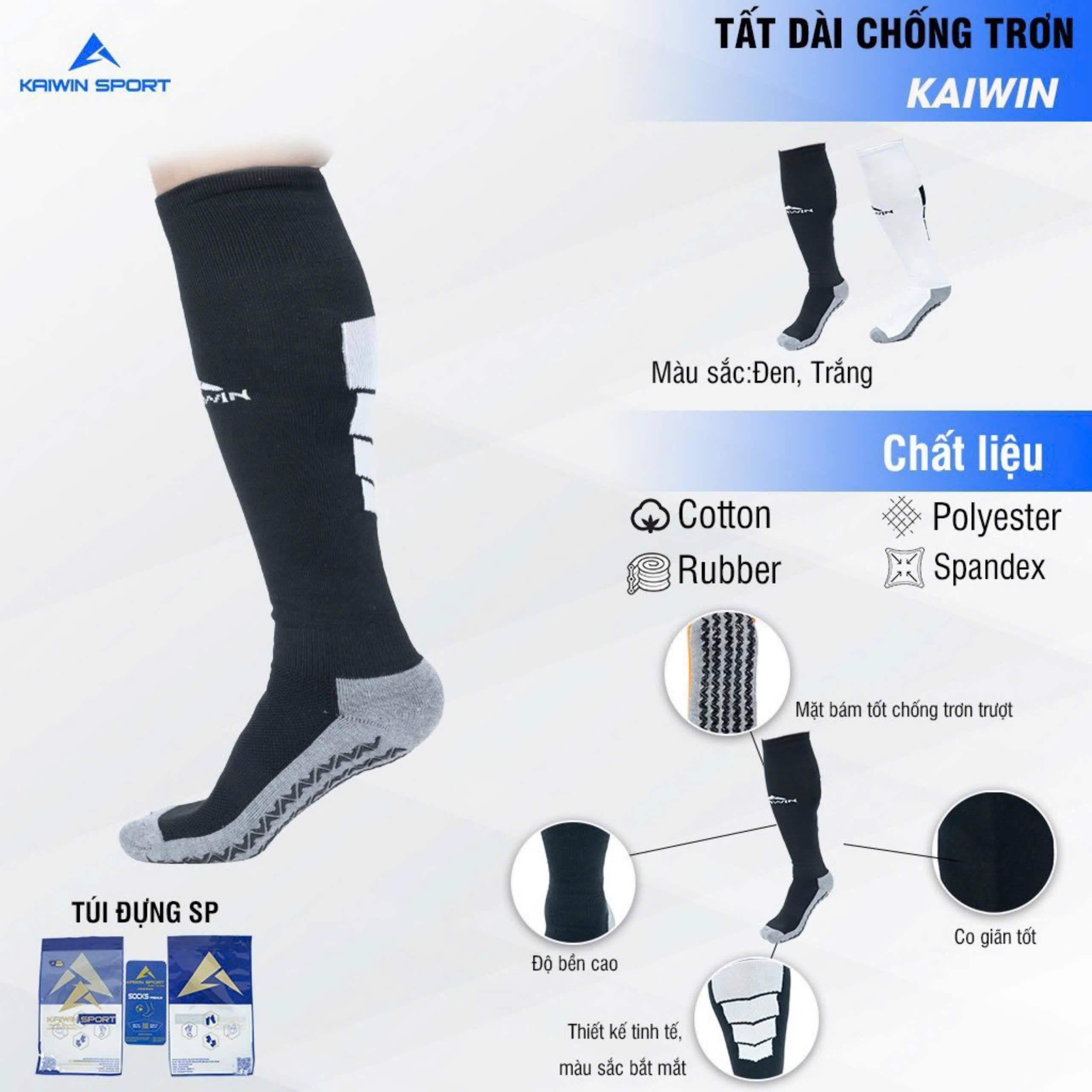 Tất chống trơn dài KW302