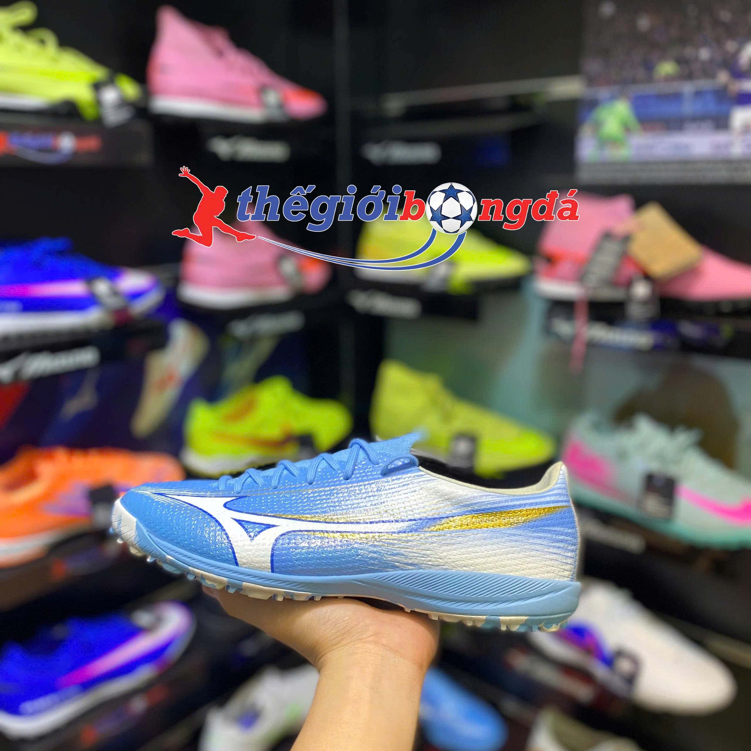 Mizuno Alpha III Elite TF Xanh ngọc P1GD266225