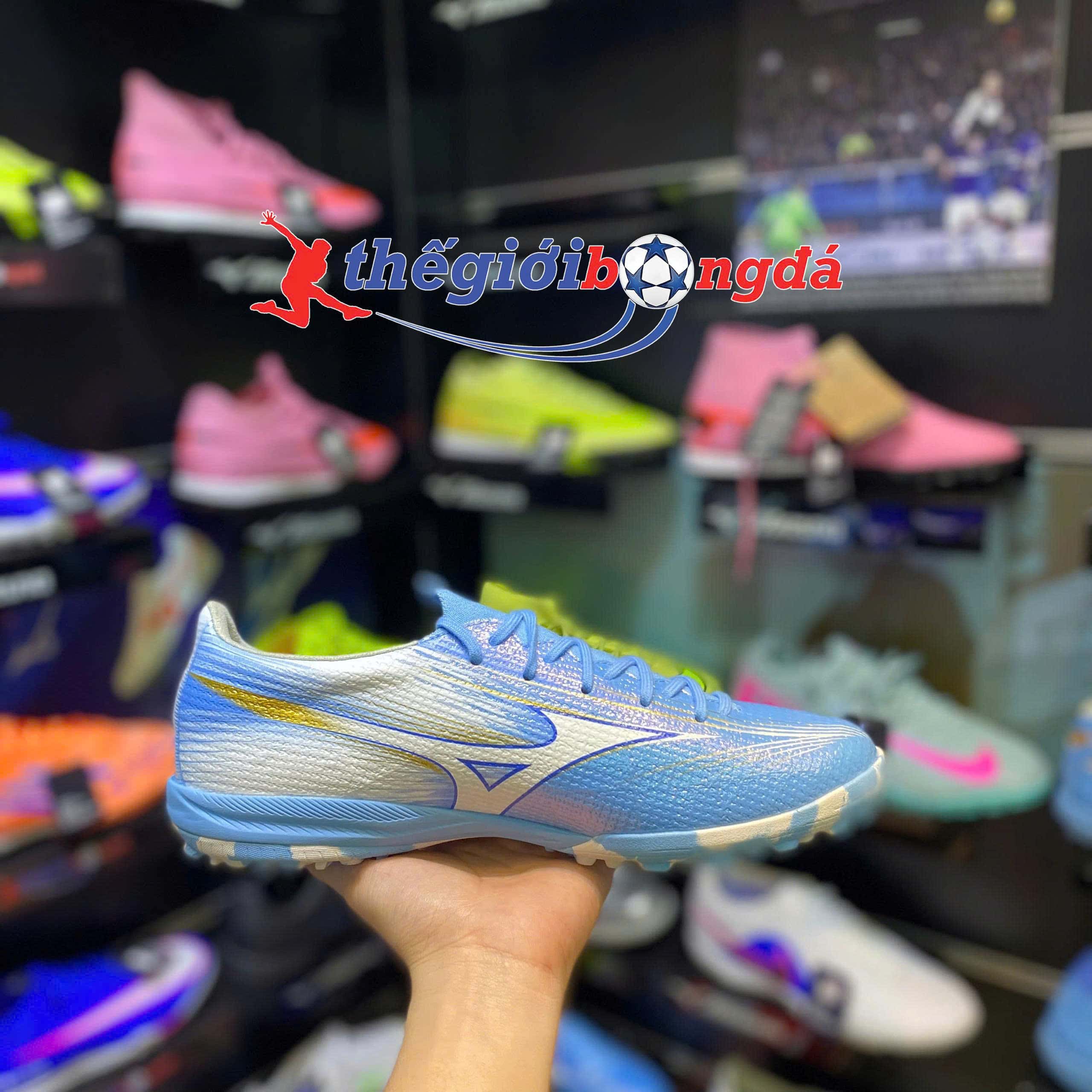Mizuno Alpha III Elite TF Xanh ngọc P1GD266225