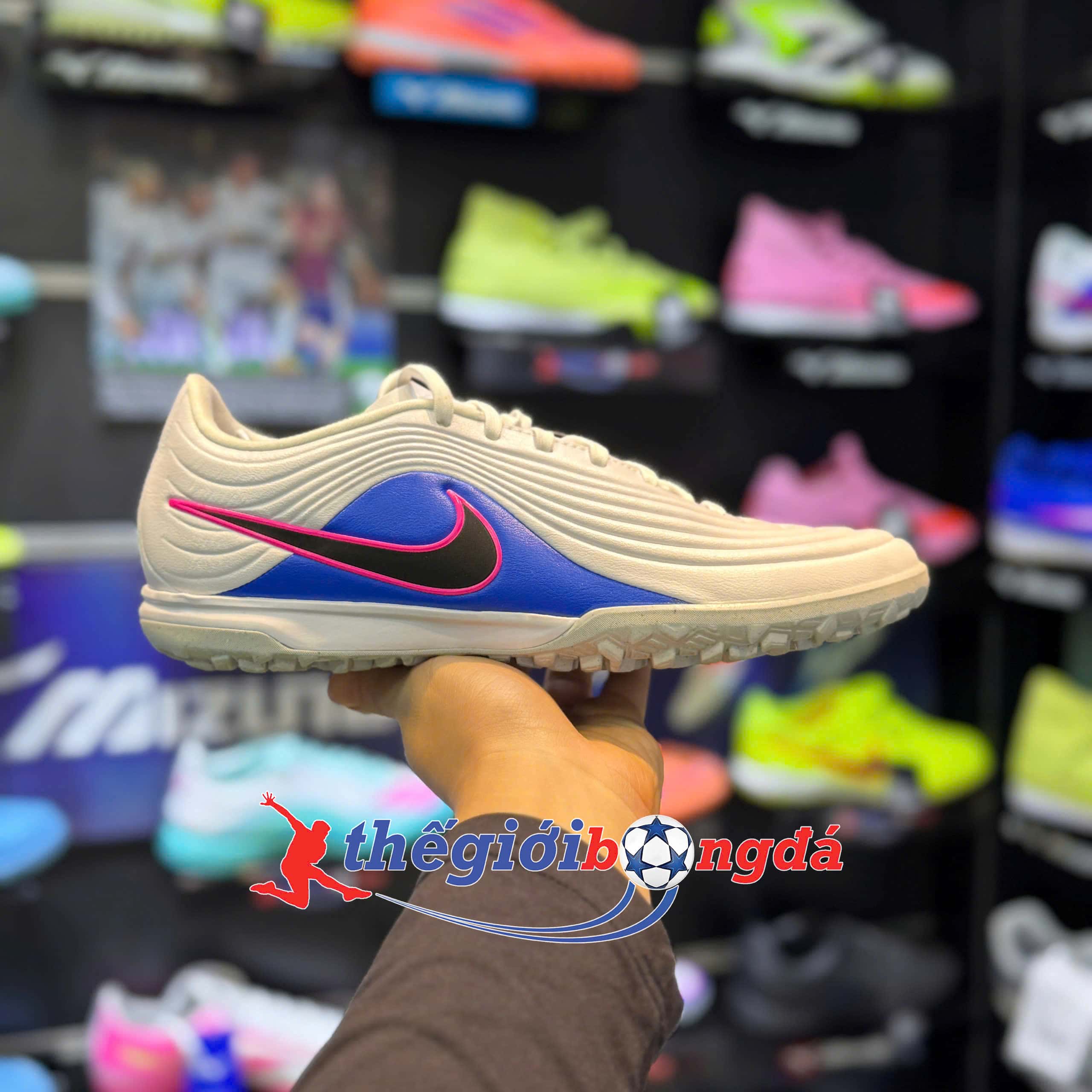 Nike Tiempo Maestro Academy Trắng xanh TF IB4484-146
