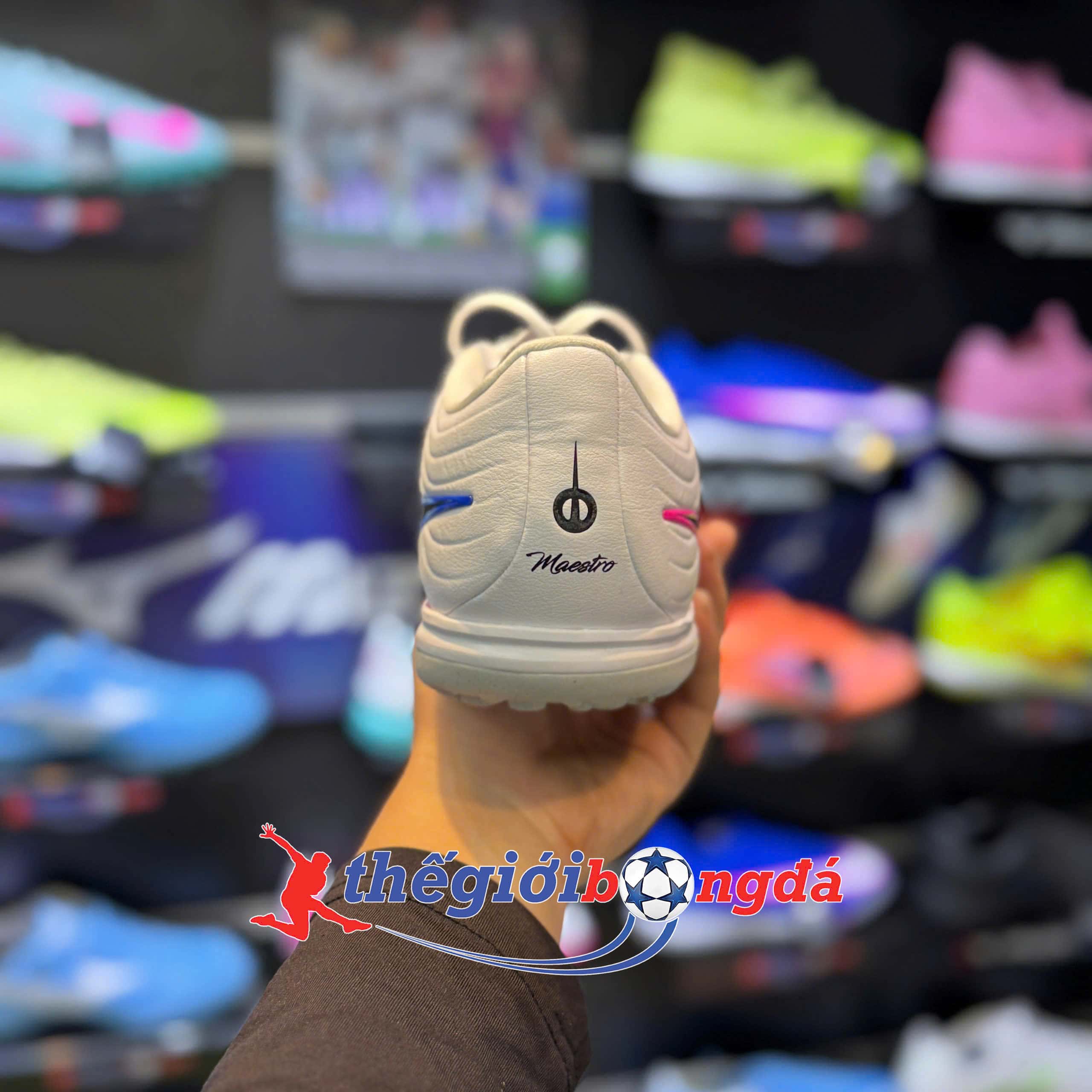 Nike Tiempo Maestro Academy Trắng xanh TF IB4484-146