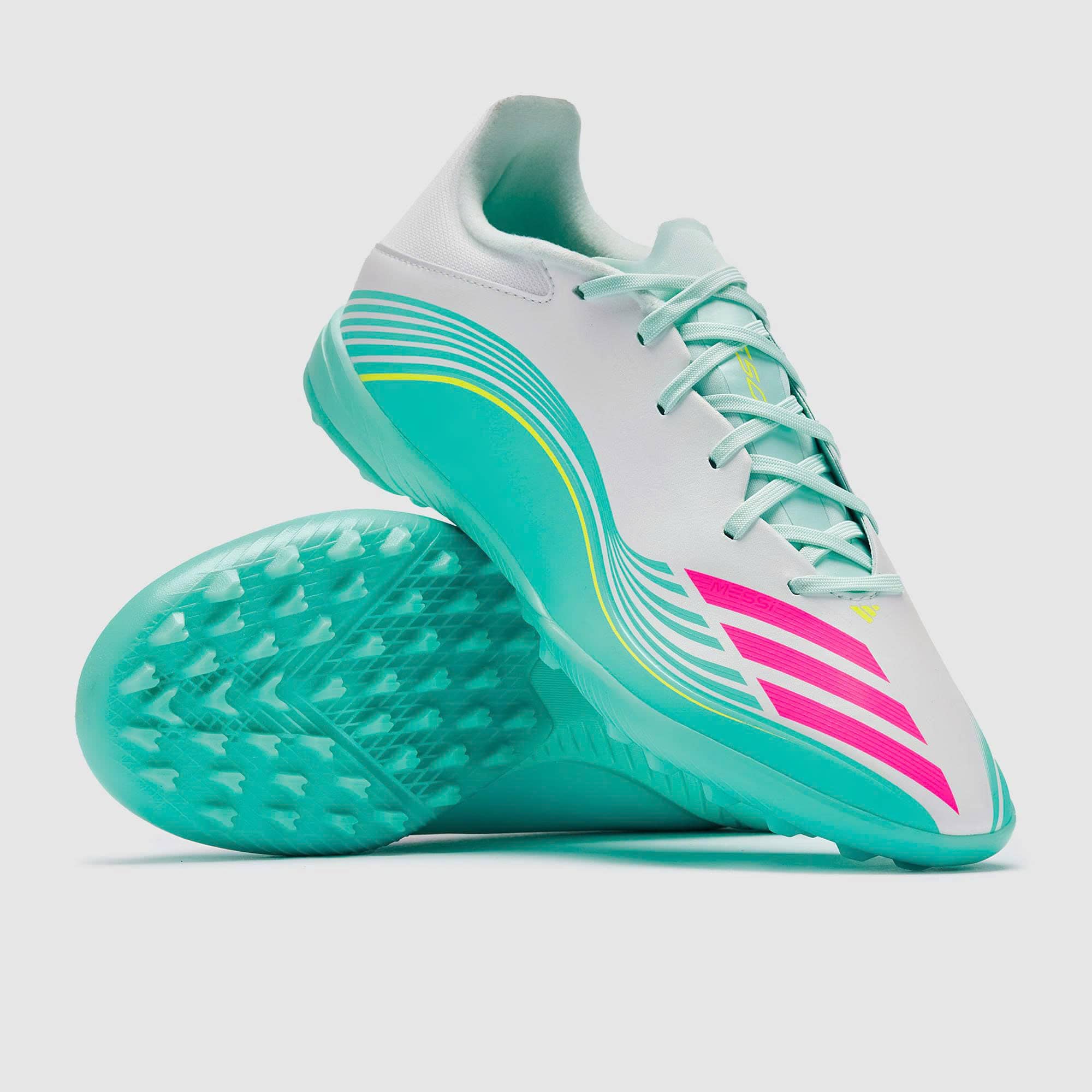 ADIDAS F50 MESSI LEAGUE TF - JQ0937 Xanh Trắng