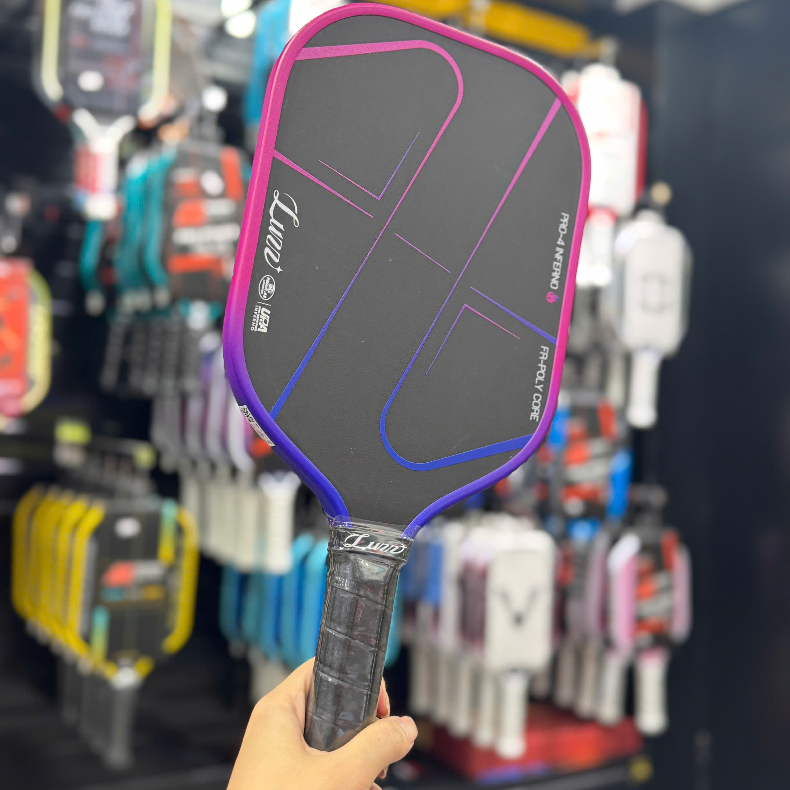 Vợt Pickleball Luzz Pro 4 Inferno Tím