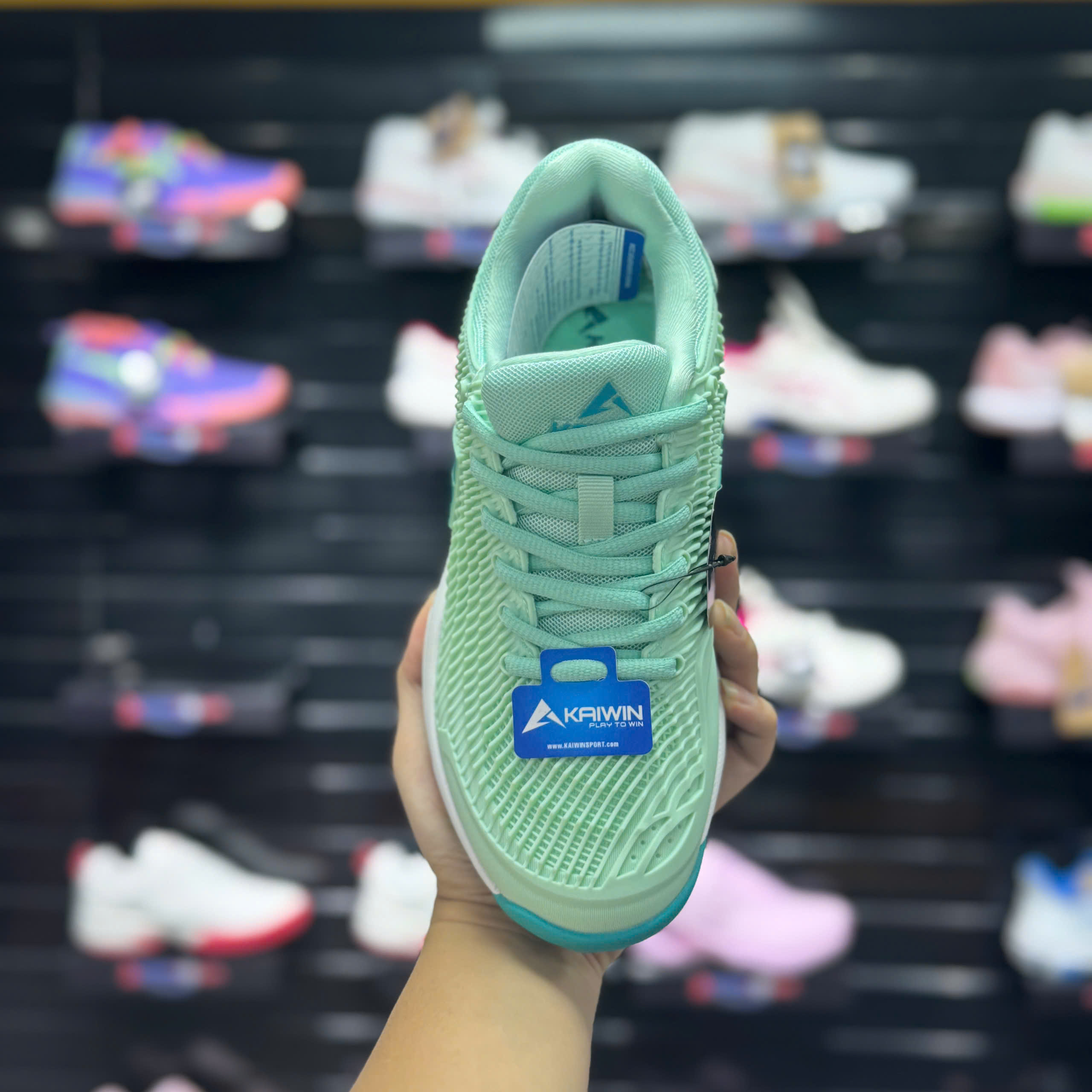 Giày Pickleball Kaiwin Oneshot - Màu Xanh Ngọc